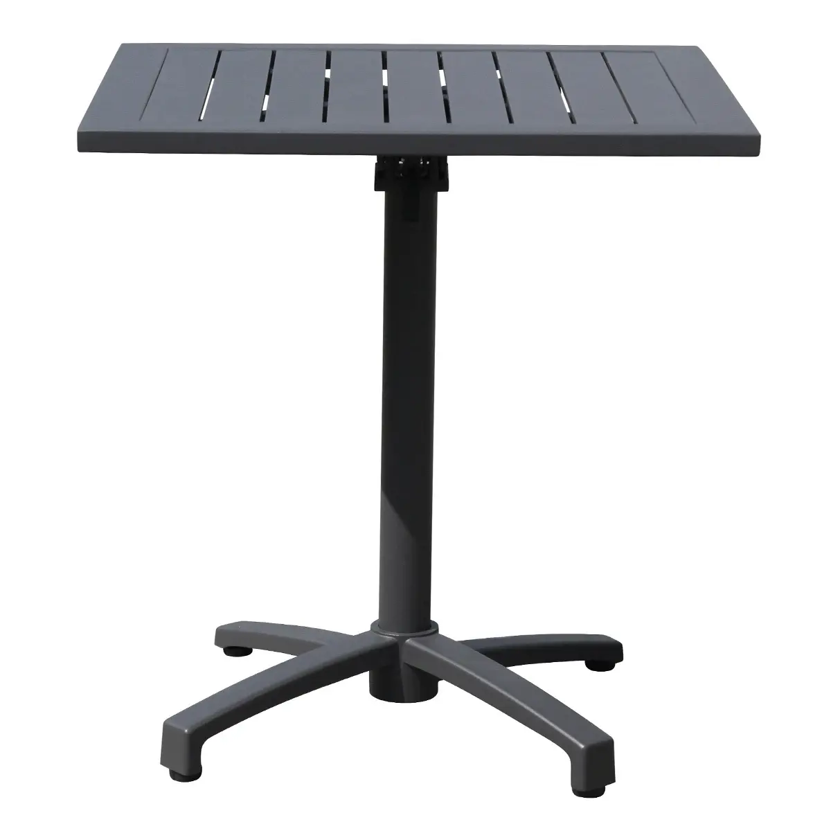 Изображение товара Нераздвижной складной садовый стол Фотон ИЗИ 70x70 см алюминий черный