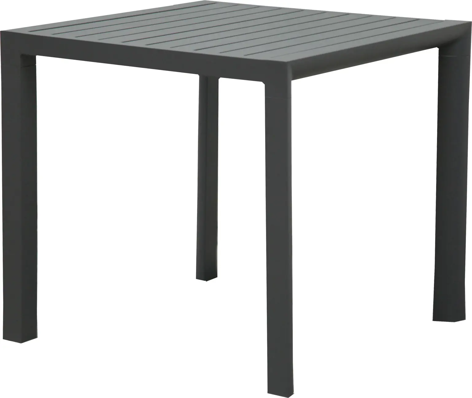 Изображение товара Нераздвижной садовый стол Konway Торонто 80 см x 80 см x 75 см серый/серебристый