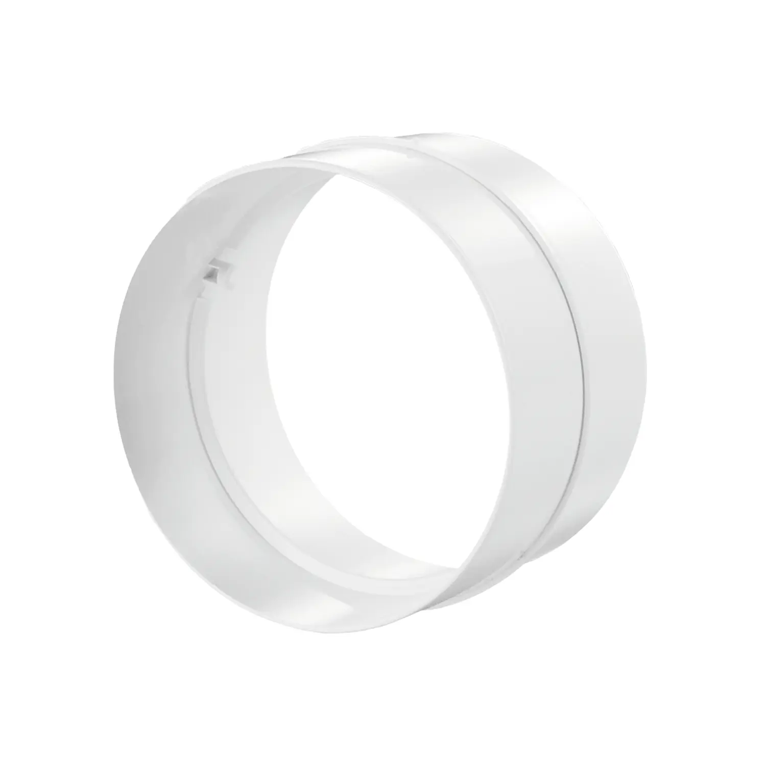 Изображение товара Соединитель для круглых каналов Leptonika D150 мм цвет белый