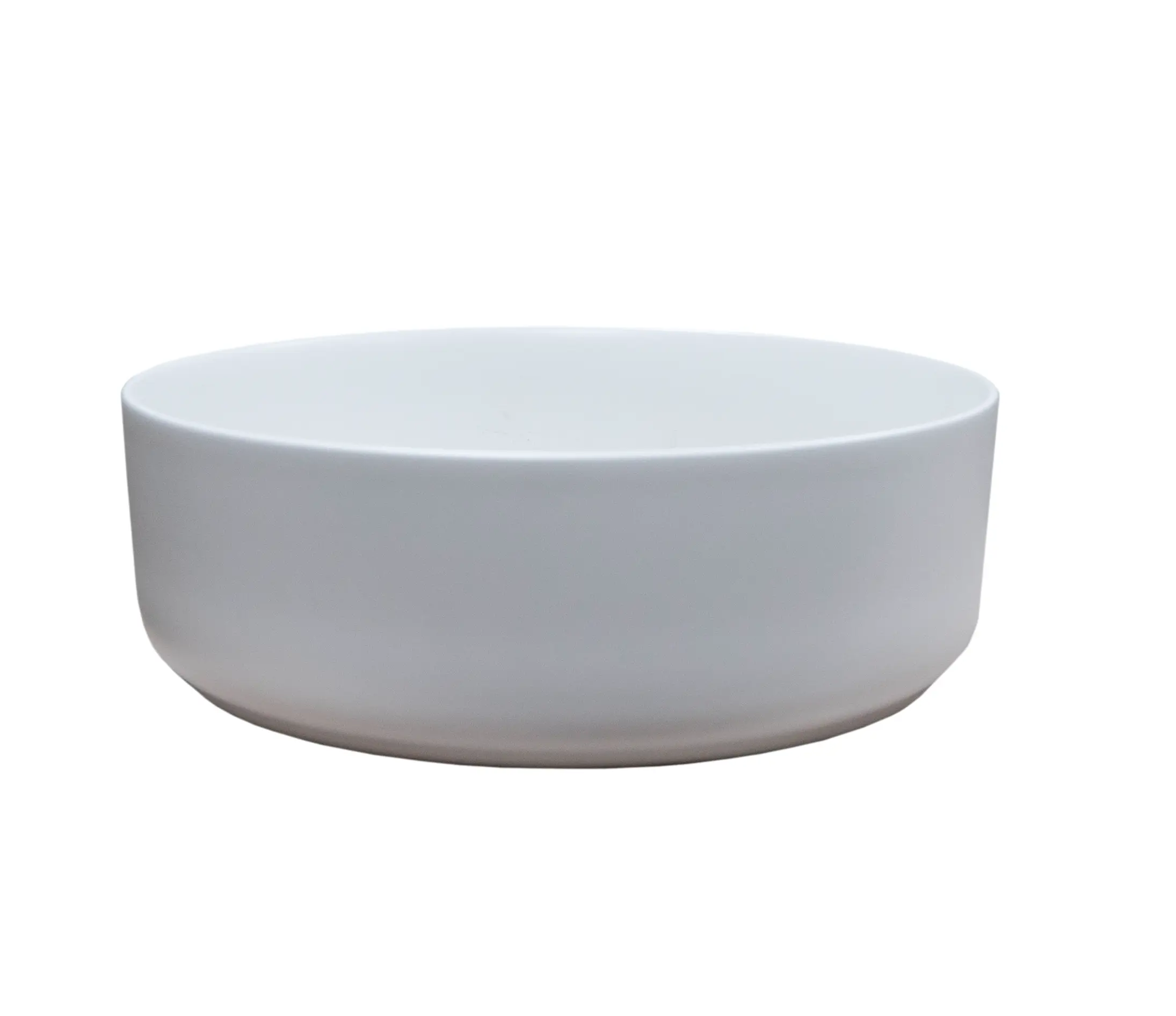 Изображение товара Раковина накладная Krug White 37 см матовая керамика классика стиль