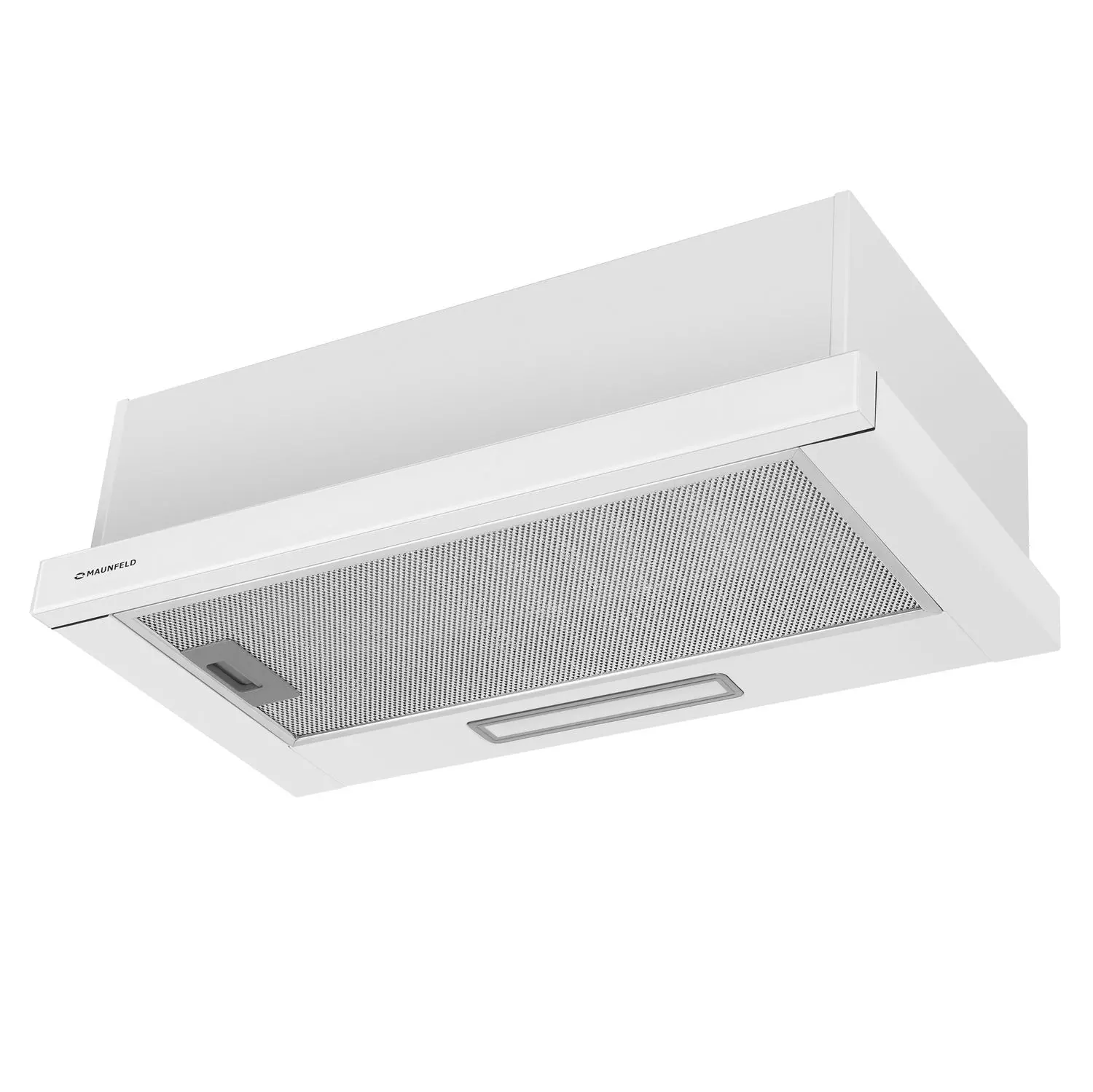 Изображение товара Встраиваемая вытяжка Maunfeld Clyde 50 Glass White 50 см белая