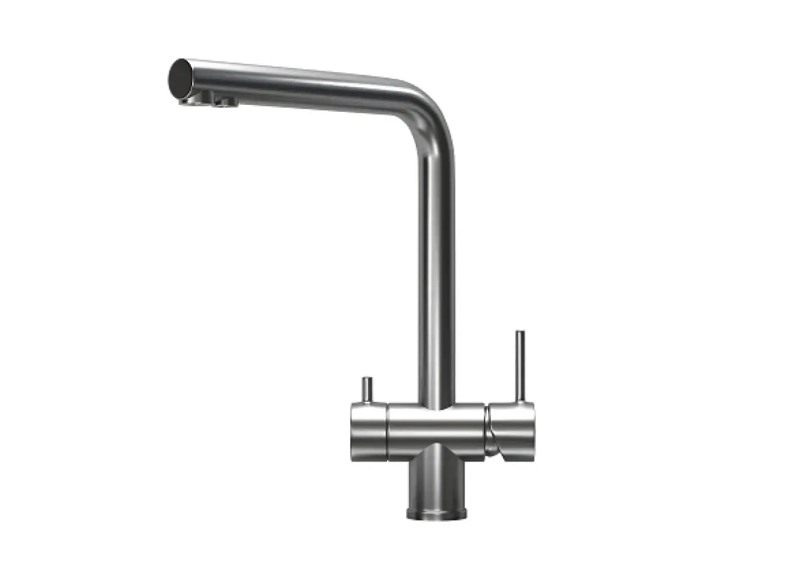 Изображение товара Смеситель для кухни однорычажный Granula KS-7011 излив 36 см цвет сатин