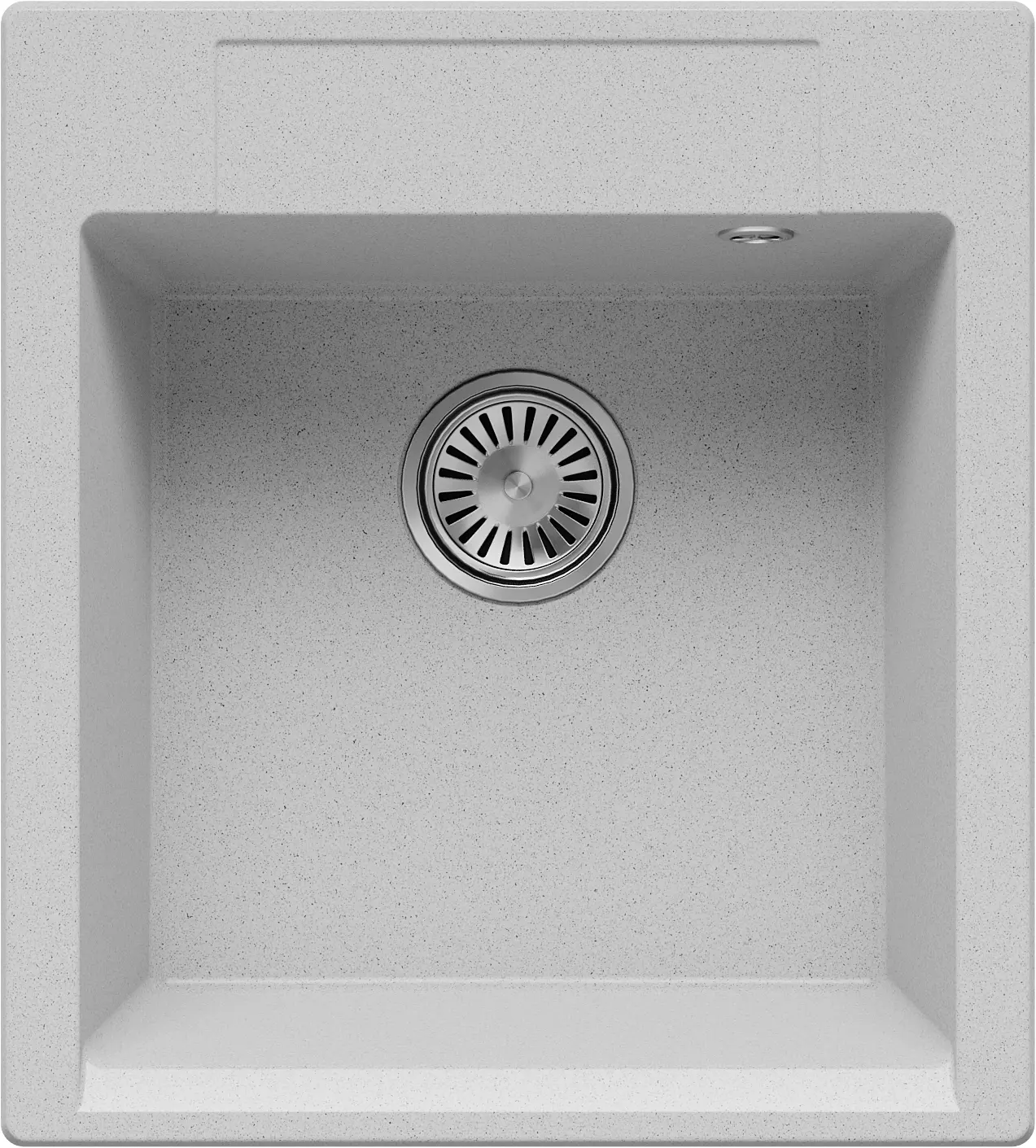 Изображение товара Мойка для кухни Polygran Argo-460 светло-серая 51x46 см искусственный камень