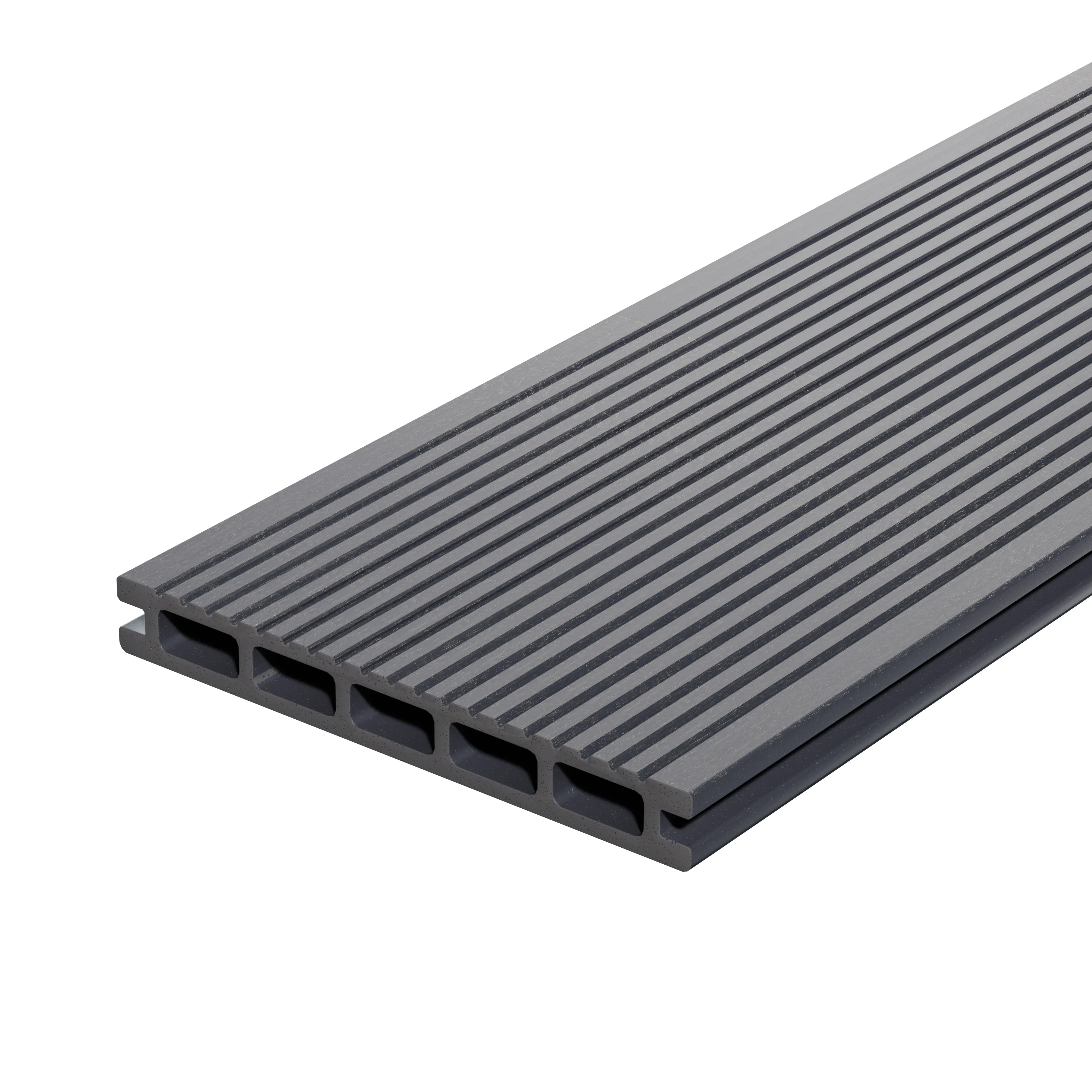 Изображение товара Террасная доска ДПК серого цвета 3000x150x18 мм