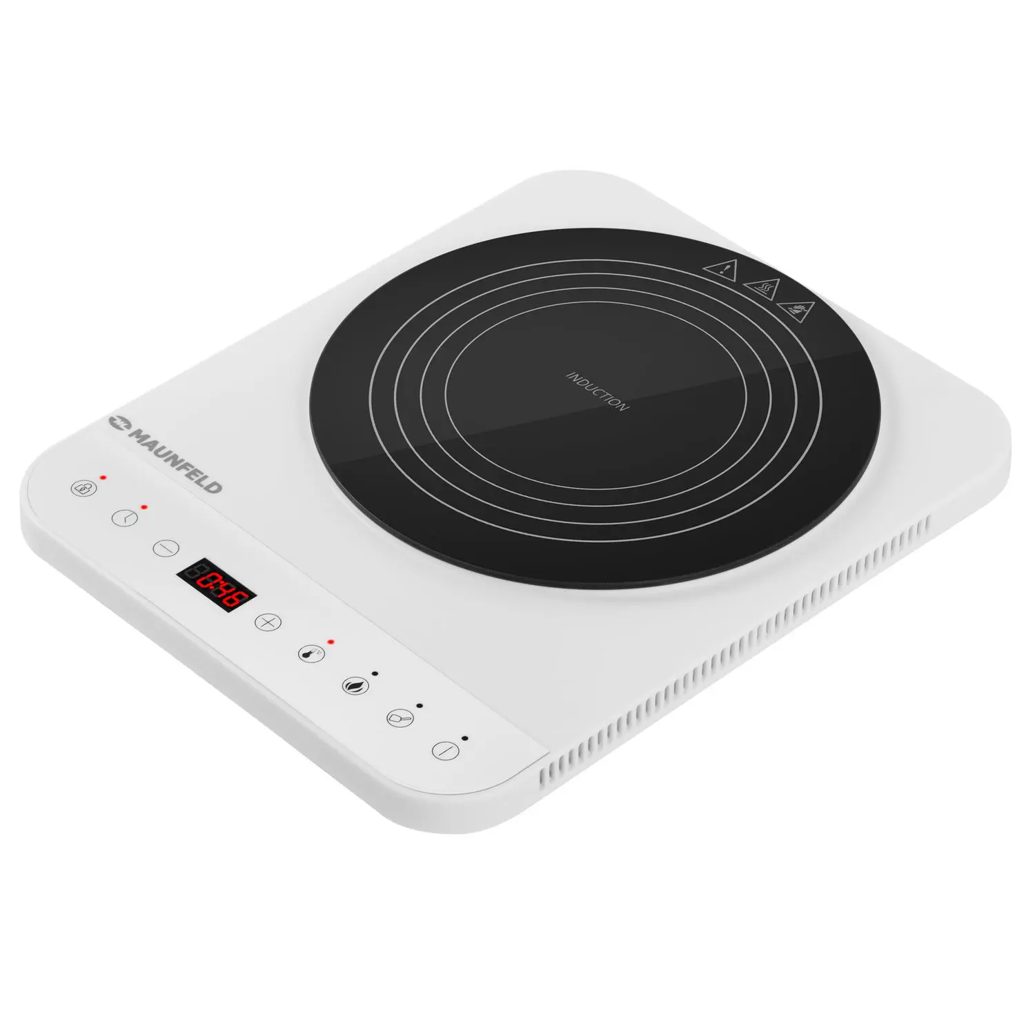 Изображение товара Индукционная настольная плита Maunfeld EFI271TWH 27 см 1 конфорка цвет белый