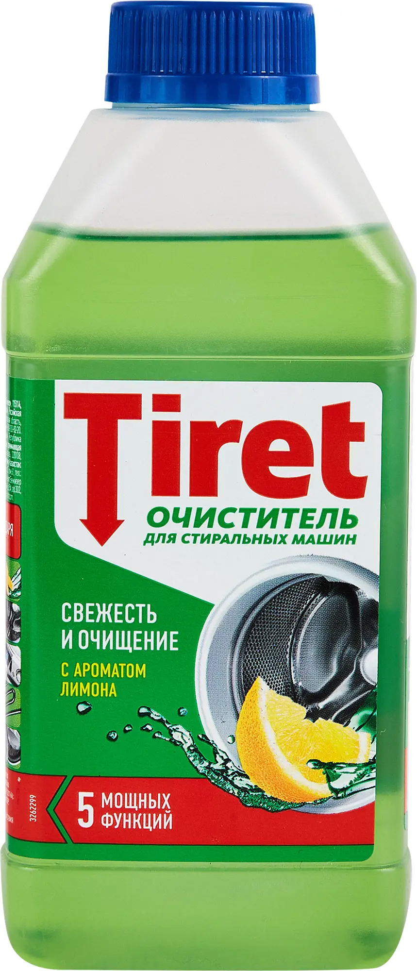 Изображение товара Очиститель для стиральных машин Tiret Свежесть лимона 250 мл