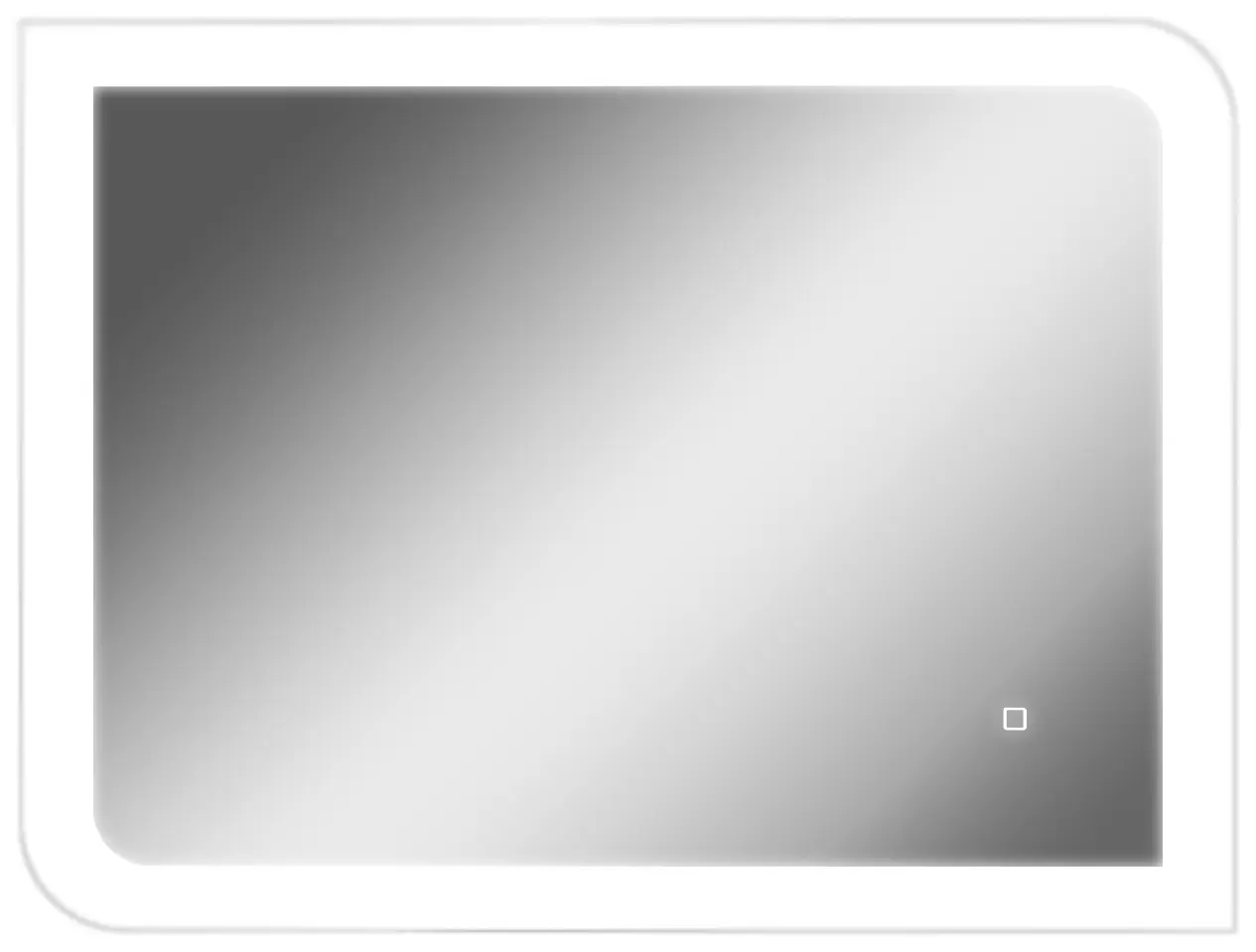 Изображение товара Зеркало для ванной Sansa Travel GL7022Z с подсветкой 80x60см