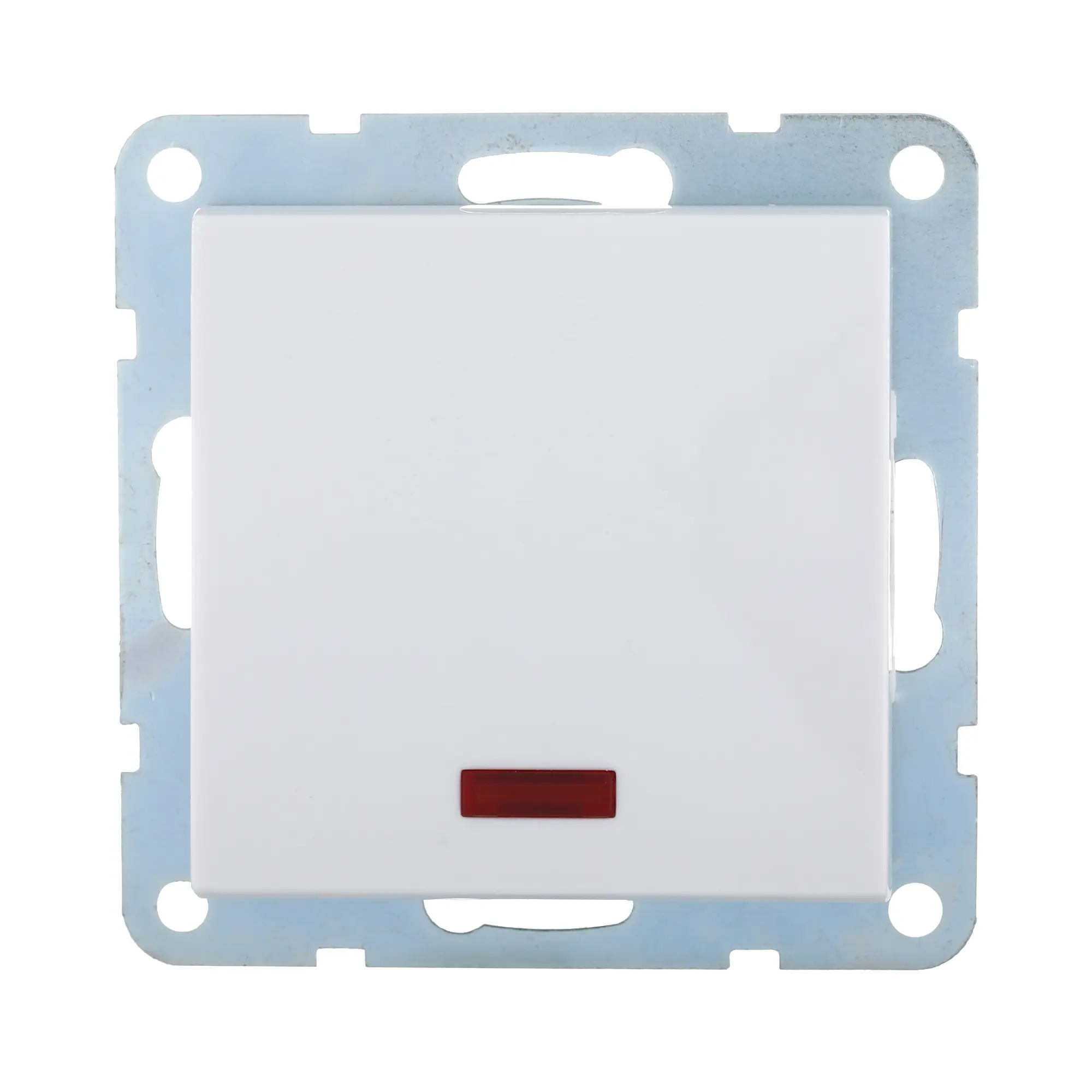 Изображение товара Встраиваемый переключатель LK studio LK80 840404-1 белый 1 клавиша с индикатором