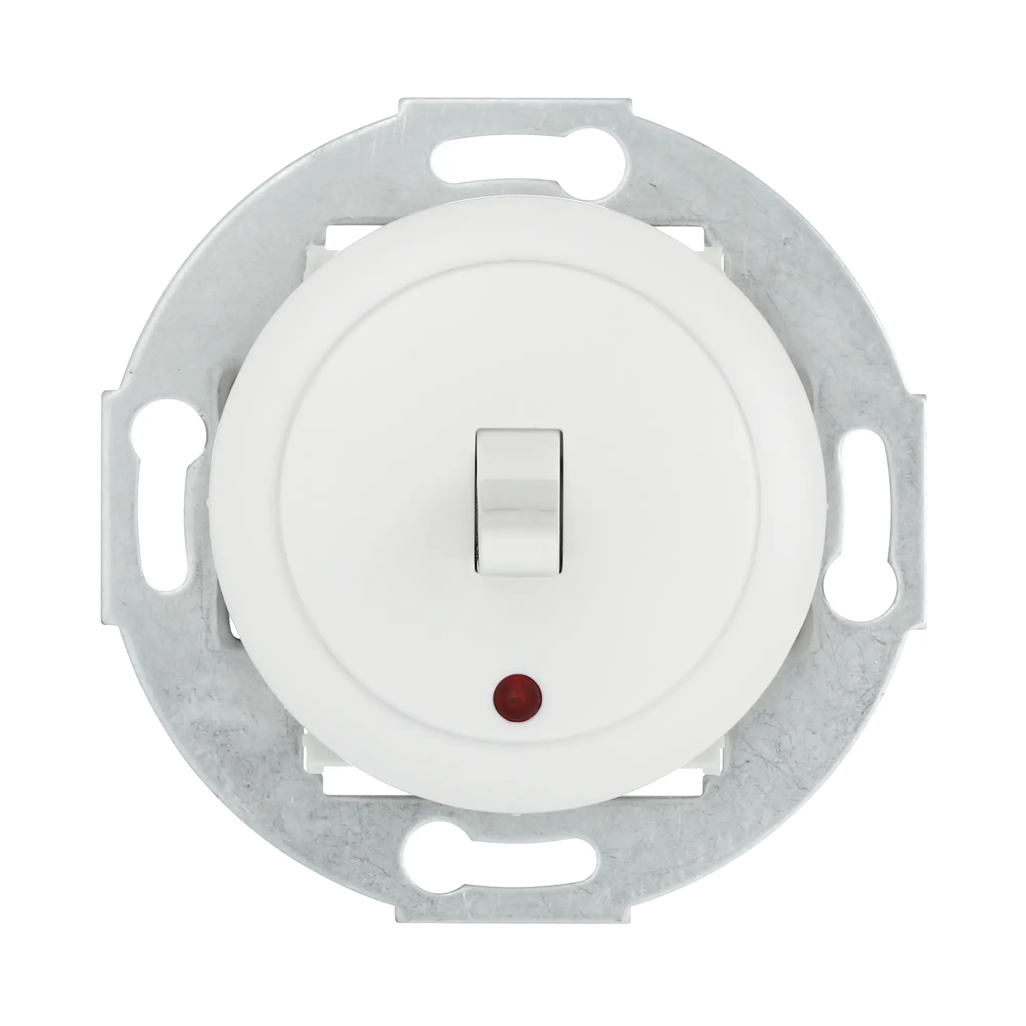 Изображение товара Встраиваемый клавишный переключатель Экопласт LK Vintage 880904-1 белый для освещения