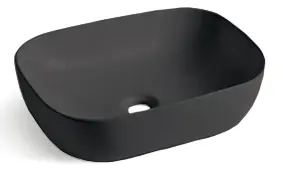 Изображение товара Раковина Culto Brutto черная матовая 32.5 см накладная