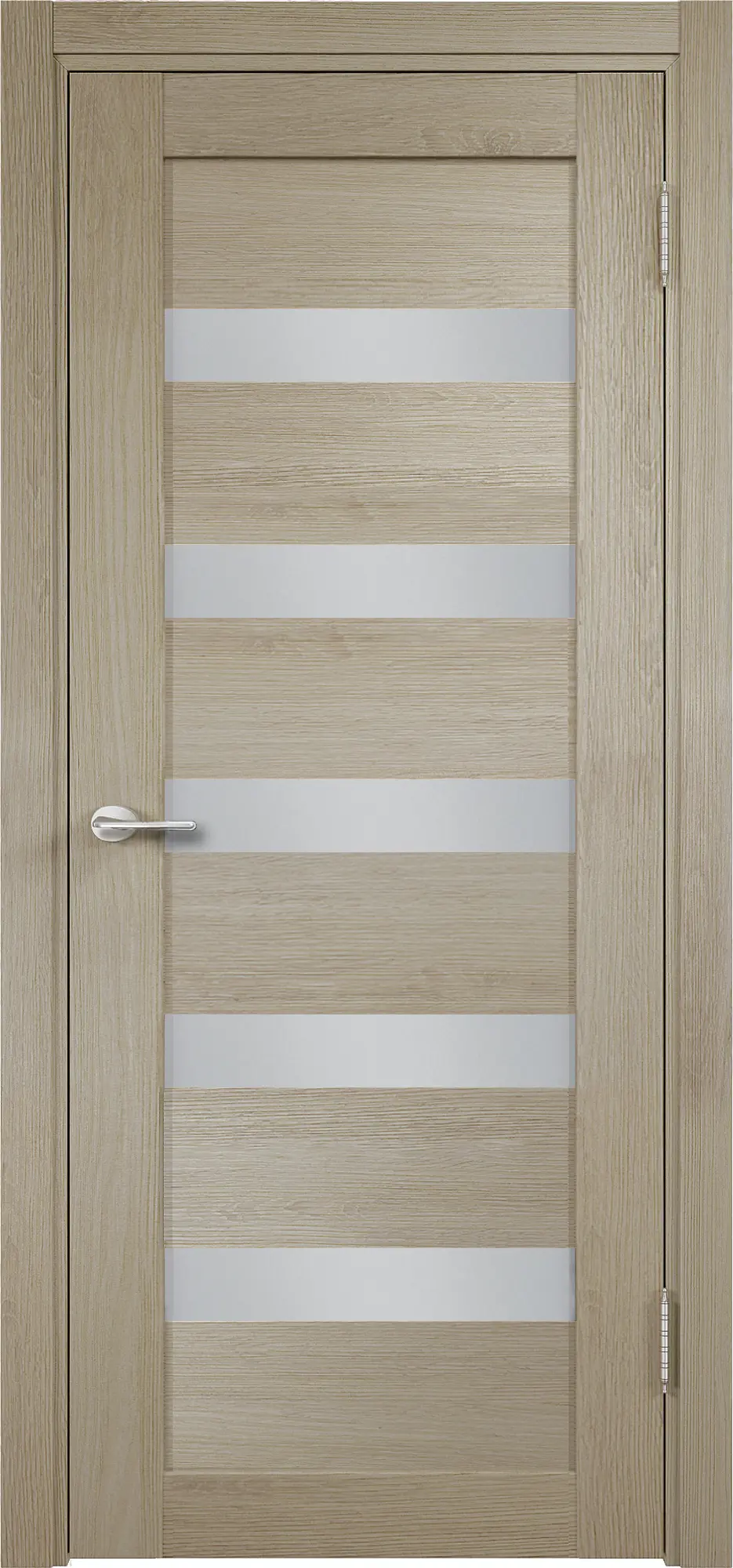 Изображение товара Межкомнатная дверь со стеклом Страйт 90x200 см дуб шеннон лаконичный дизайн