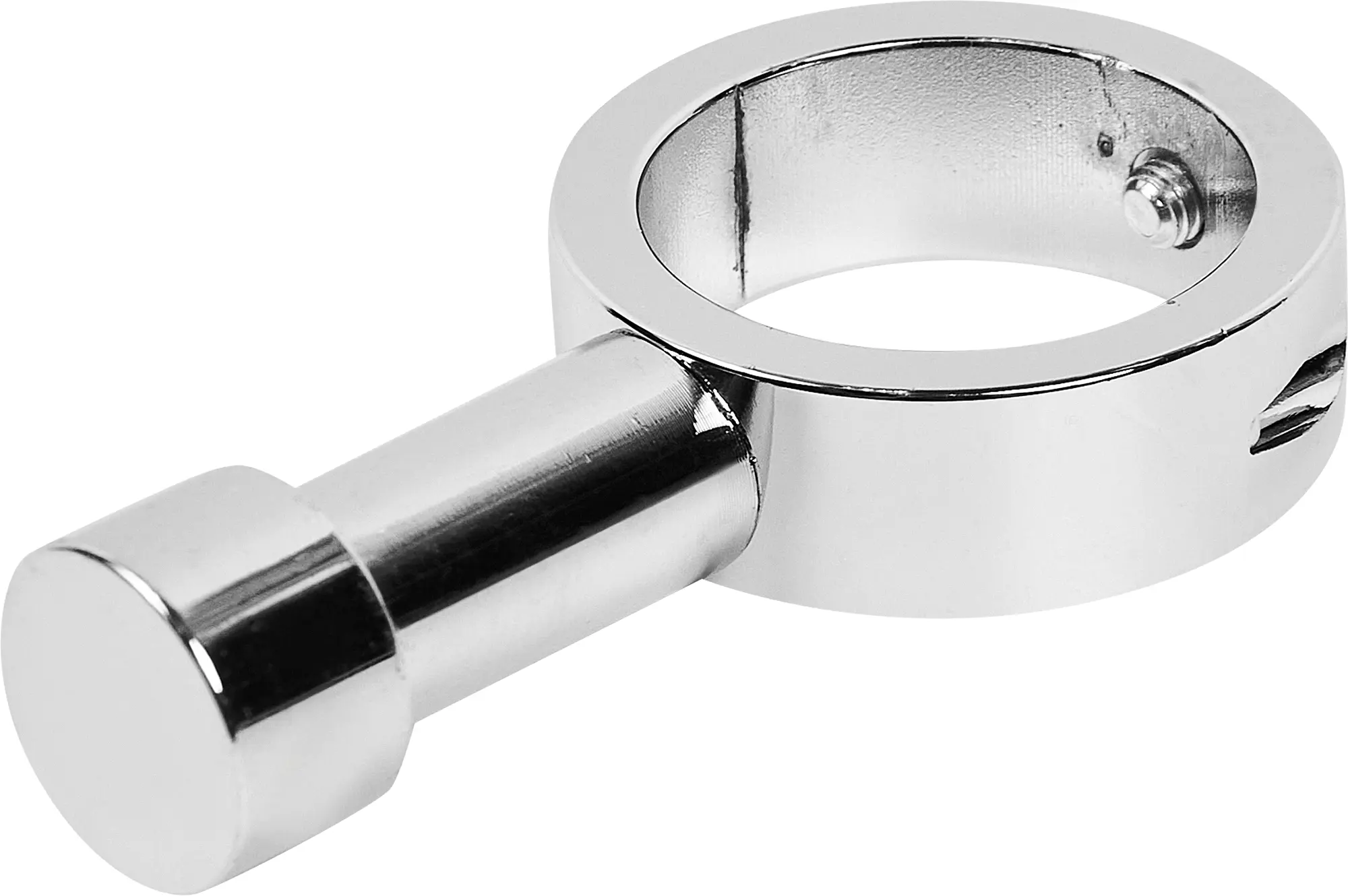 Изображение товара Крючок для полотенцесушителя КР0-00 хром 1 круглого профиля 7.8 см Россия