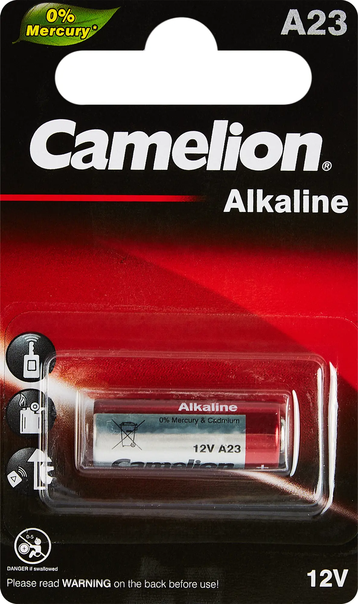 Изображение товара Батарейка Camelion алкалиновая LR 23A BL-1 A23 1 шт.