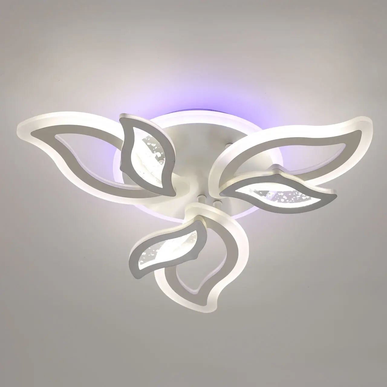 Изображение товара Люстра потолочная светодиодная De city Мадлен 20 м² регулируемый цвет света RGBW цвет белый