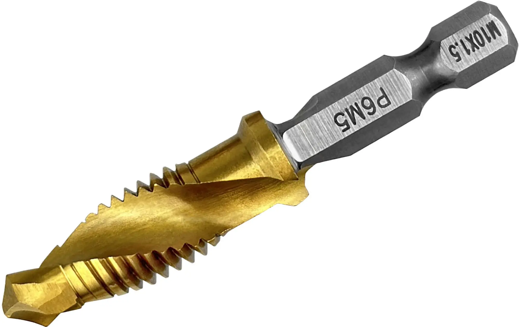 Изображение товара Сверло-метчик по металлу R6M5 Vertextools 7090-10 8.5x59 мм для металла Китай