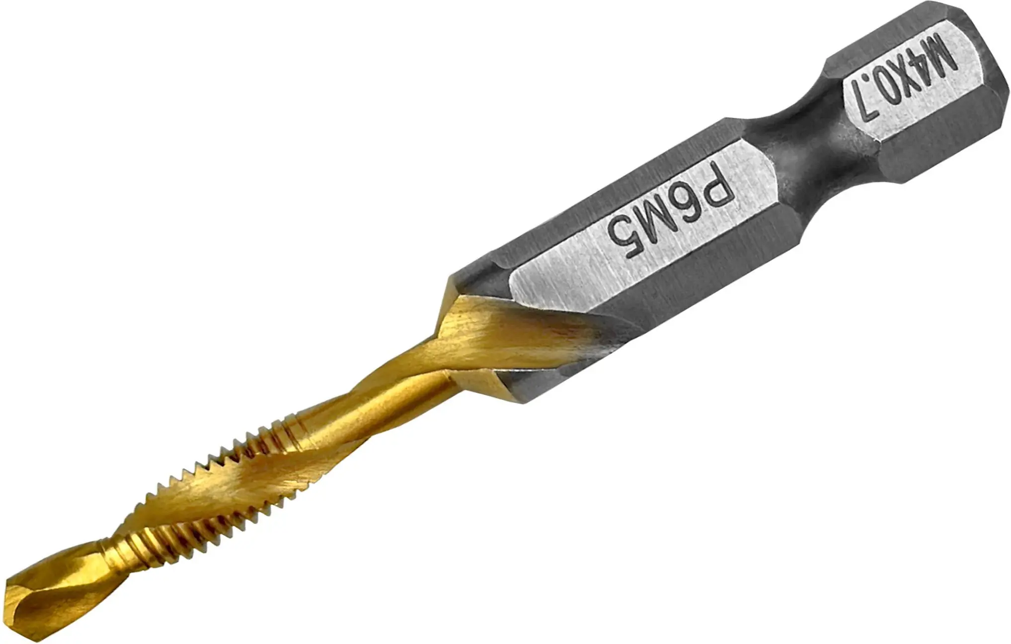 Изображение товара Сверло-метчик по металлу Р6М5 Vertextools 7090-4 3.3x54 мм для резьбовых отверстий