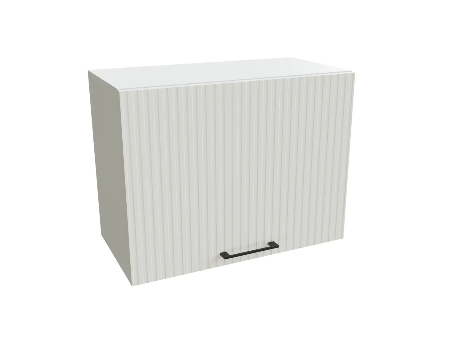 Изображение товара Навесной шкаф горизонтальный Сурская мебель Айленд 60x46x31.8 см ЛДСП цвет белый/айленд