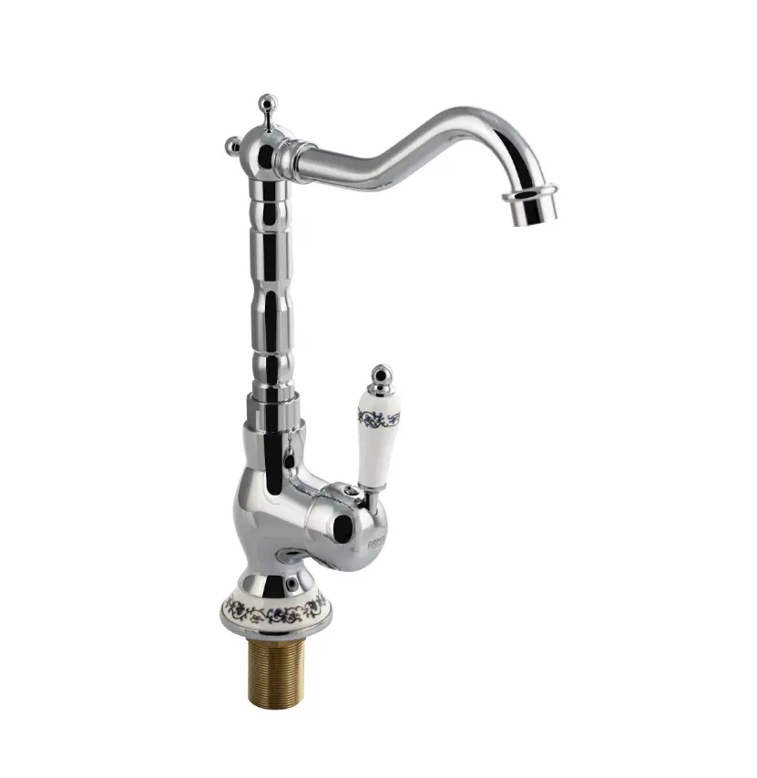 Изображение товара Смеситель для кухни Brimix 1534 поворотный излив 27 см цвет хром