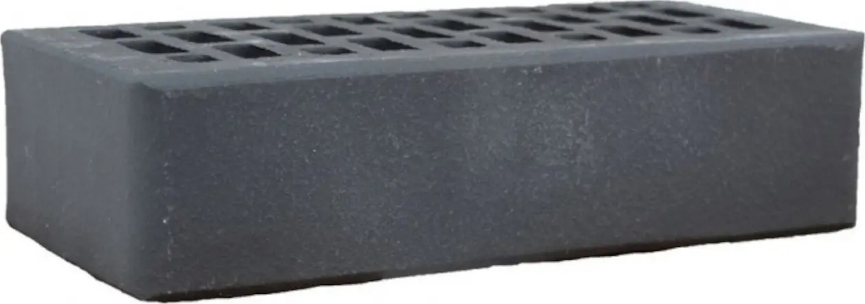 Изображение товара Облицовочный кирпич ЛСР М 175 графитовый гладкий 250x120x65 мм для наружной отделки