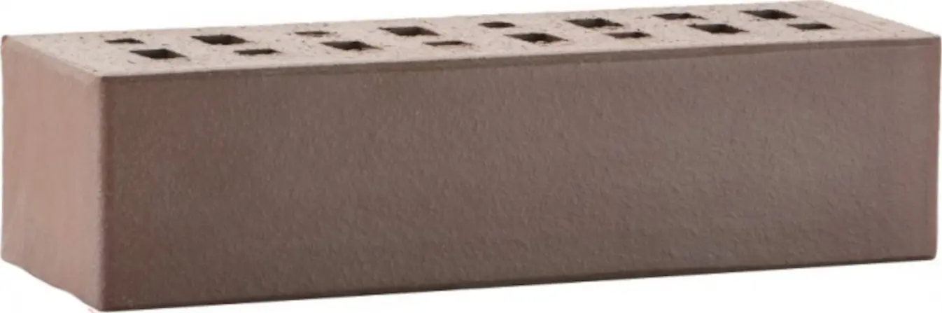 Изображение товара Кирпич фасадный клинкерный ЛСР М 300 коричневый Мюнхен гладкий 250x85x65 мм 0,7 НФ