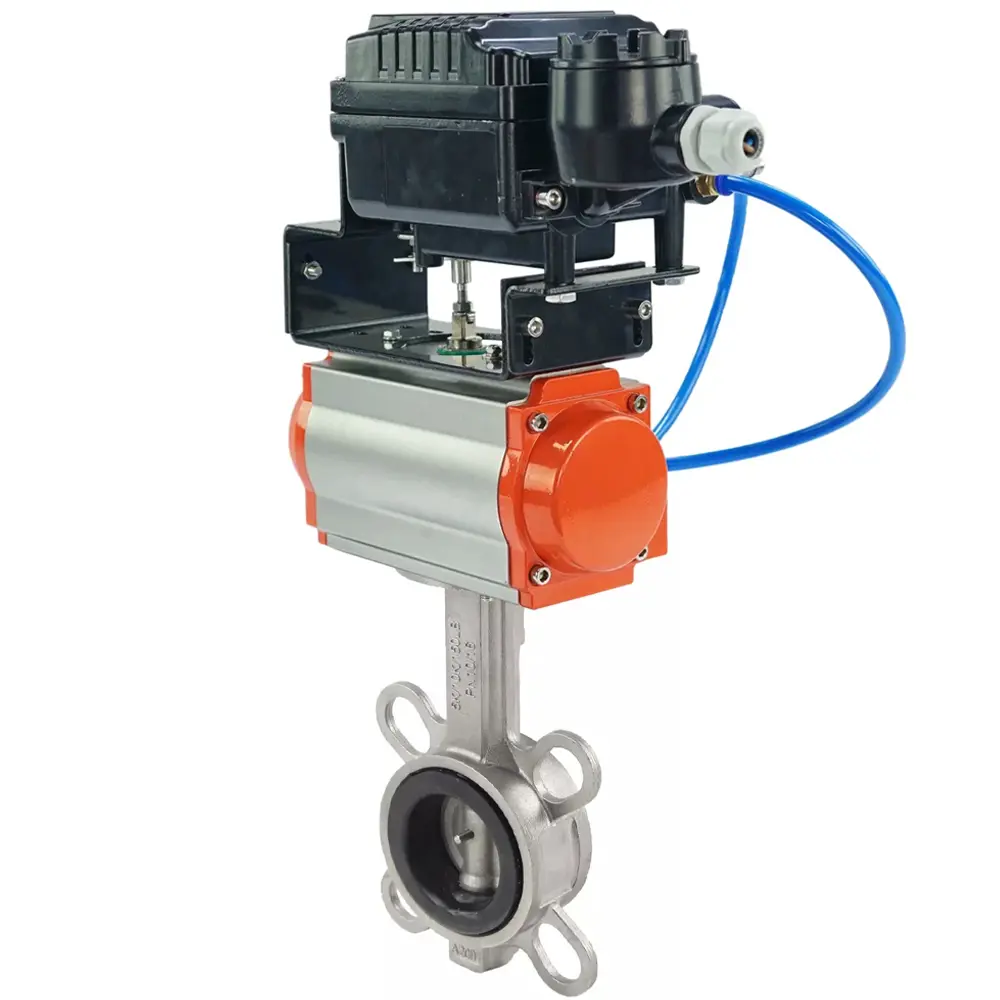 Изображение товара Затвор DN.ru 316L-316L-VITON Ду65 Ру16 для управления потоками