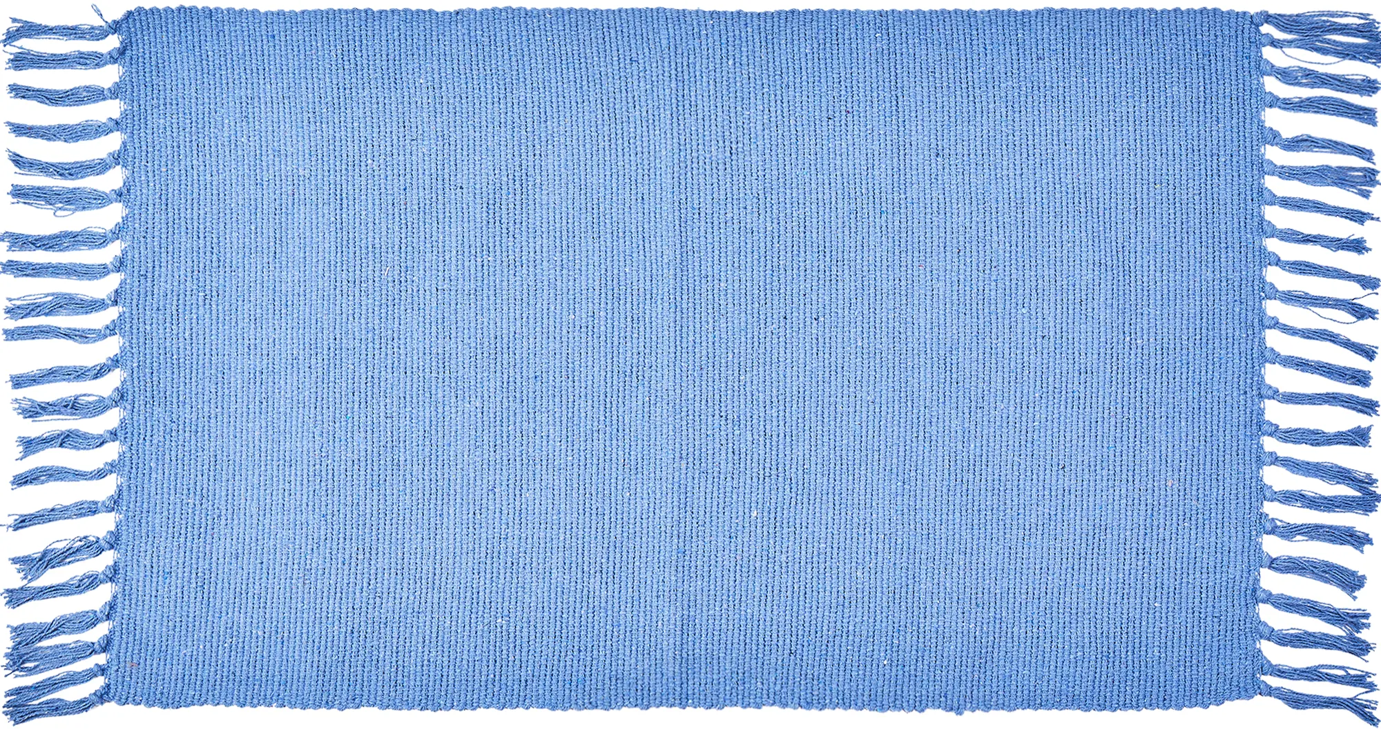 Изображение товара Декоративный хлопковый коврик Solid Mat 50x80 см синий