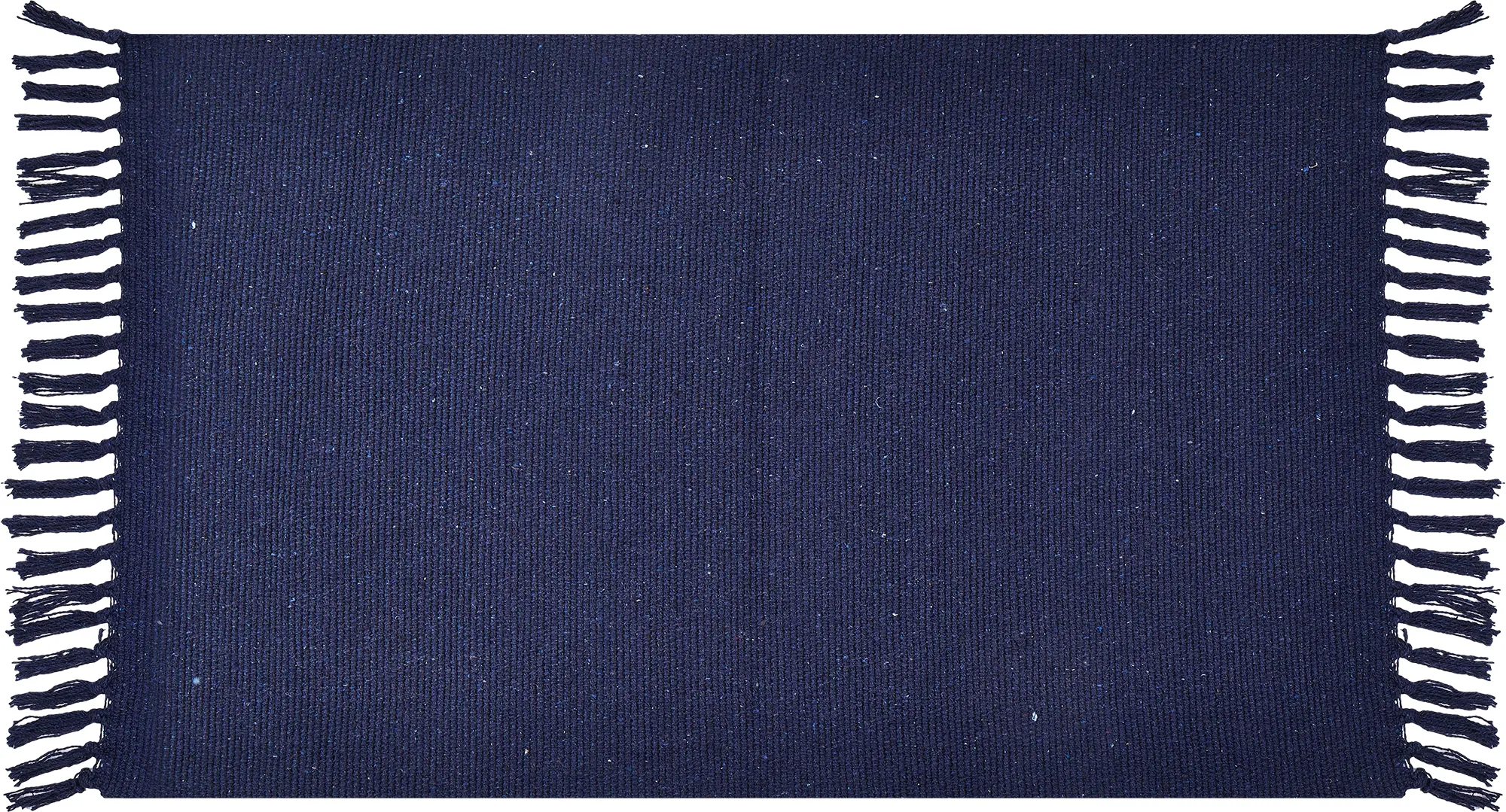 Изображение товара Декоративный хлопковый коврик Solid Mat 50x80 см синий