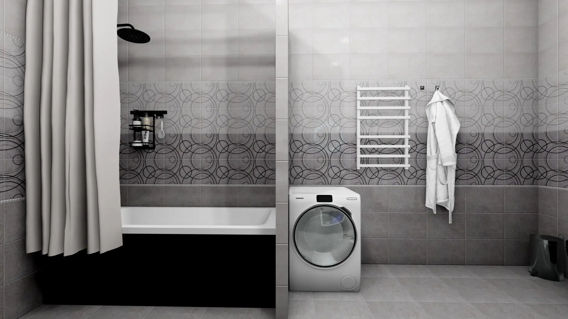 Изображение товара Керамогранит Керамин Урбан 00-002388 40x40см цвет серый, цена за упаковку