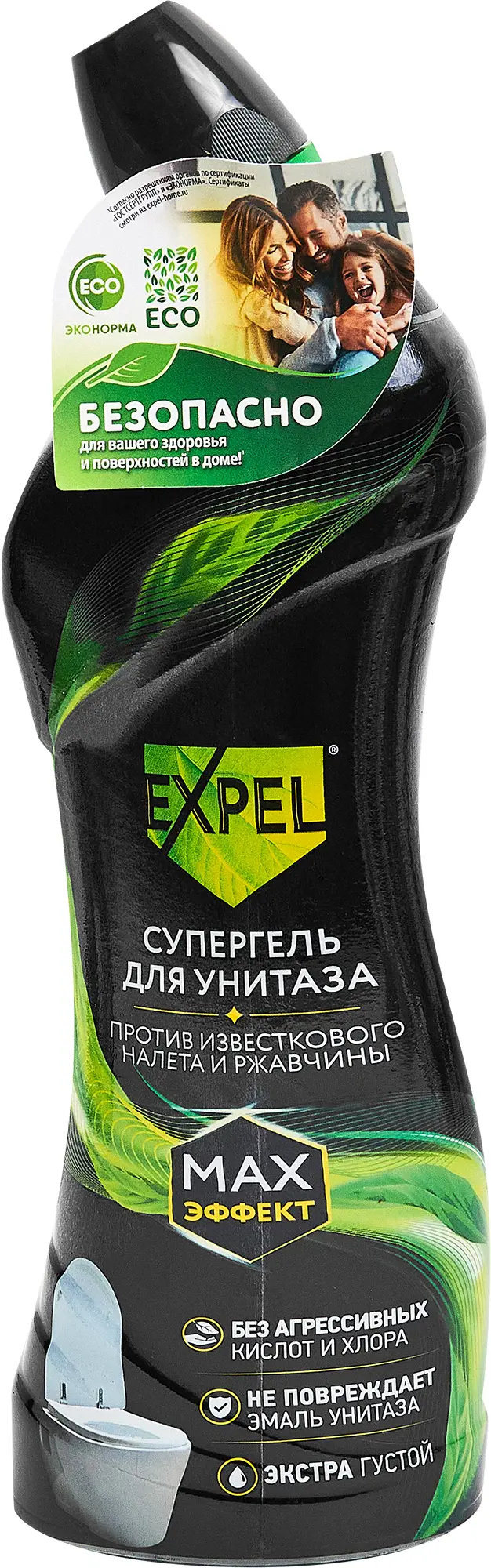 Изображение товара Средство чистящее для унитаза Expel 700 мл гель безопасное для эмали