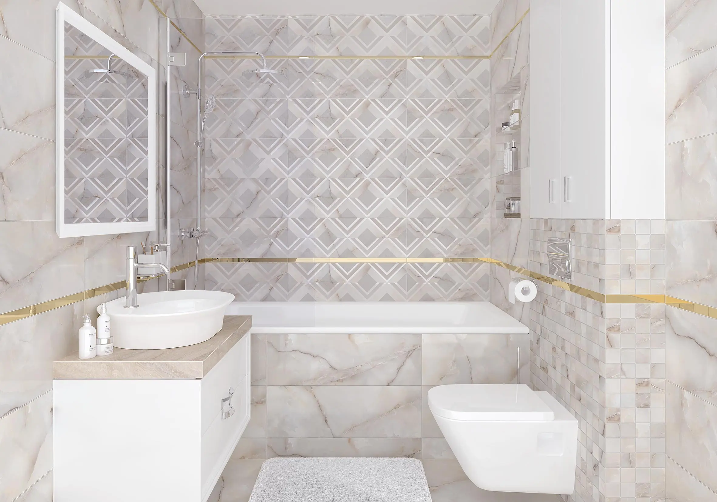 Изображение товара Керамическая плитка Laparet Lumis х9999281550 25x75см 1.69 м² цвет бежевый, цена за упаковку