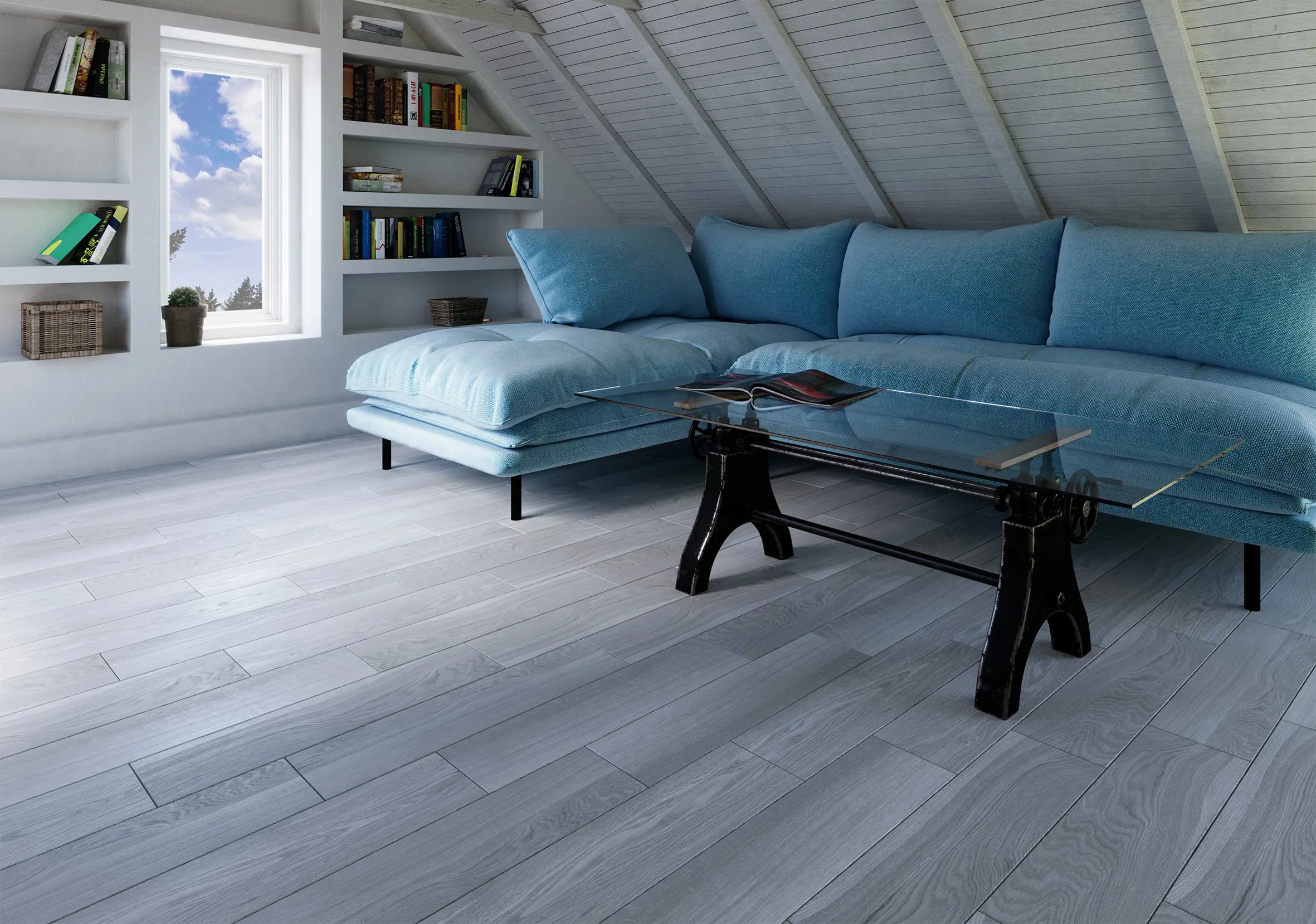 Изображение товара Керамогранит Laparet Celtic x9999280342 15x60см 1.35 м² цвет серый, цена за упаковку