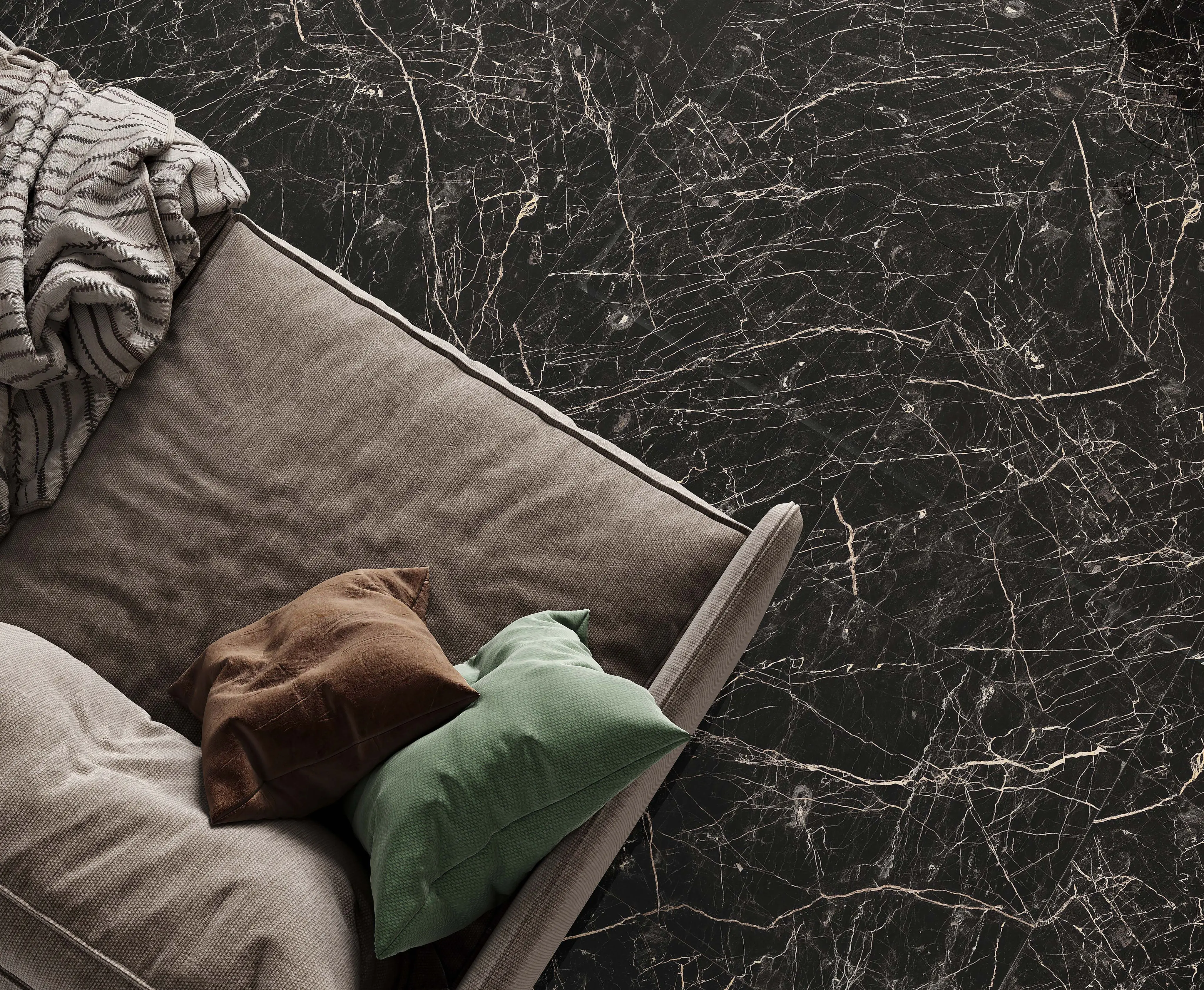 Изображение товара Керамогранит Laparet Black Arkadia 60x120 см черный, полированный, влагостойкий