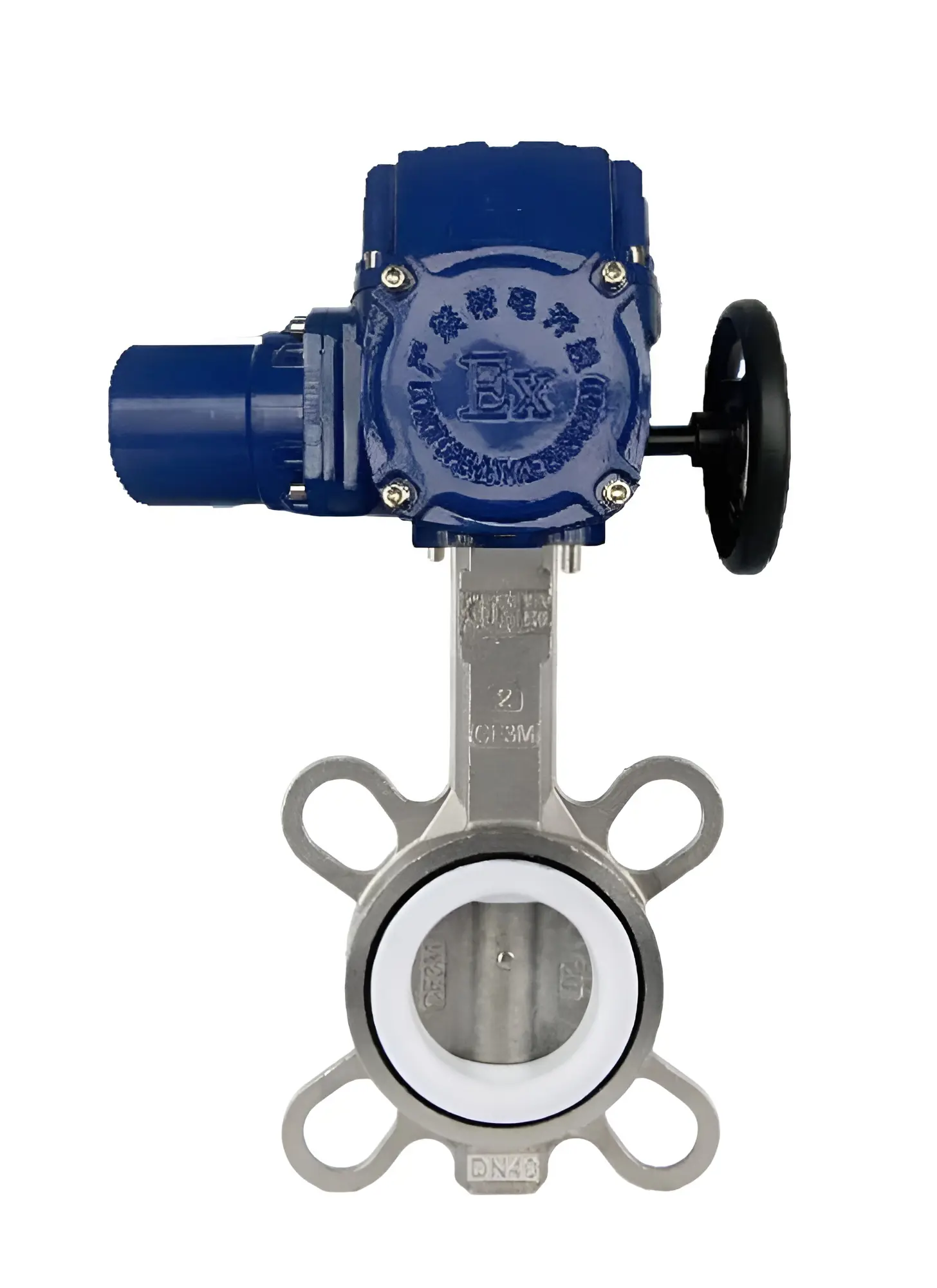 Изображение товара Затвор дисковый поворотный DN.ru 316L-316L-PTFE Ду40 Ру16