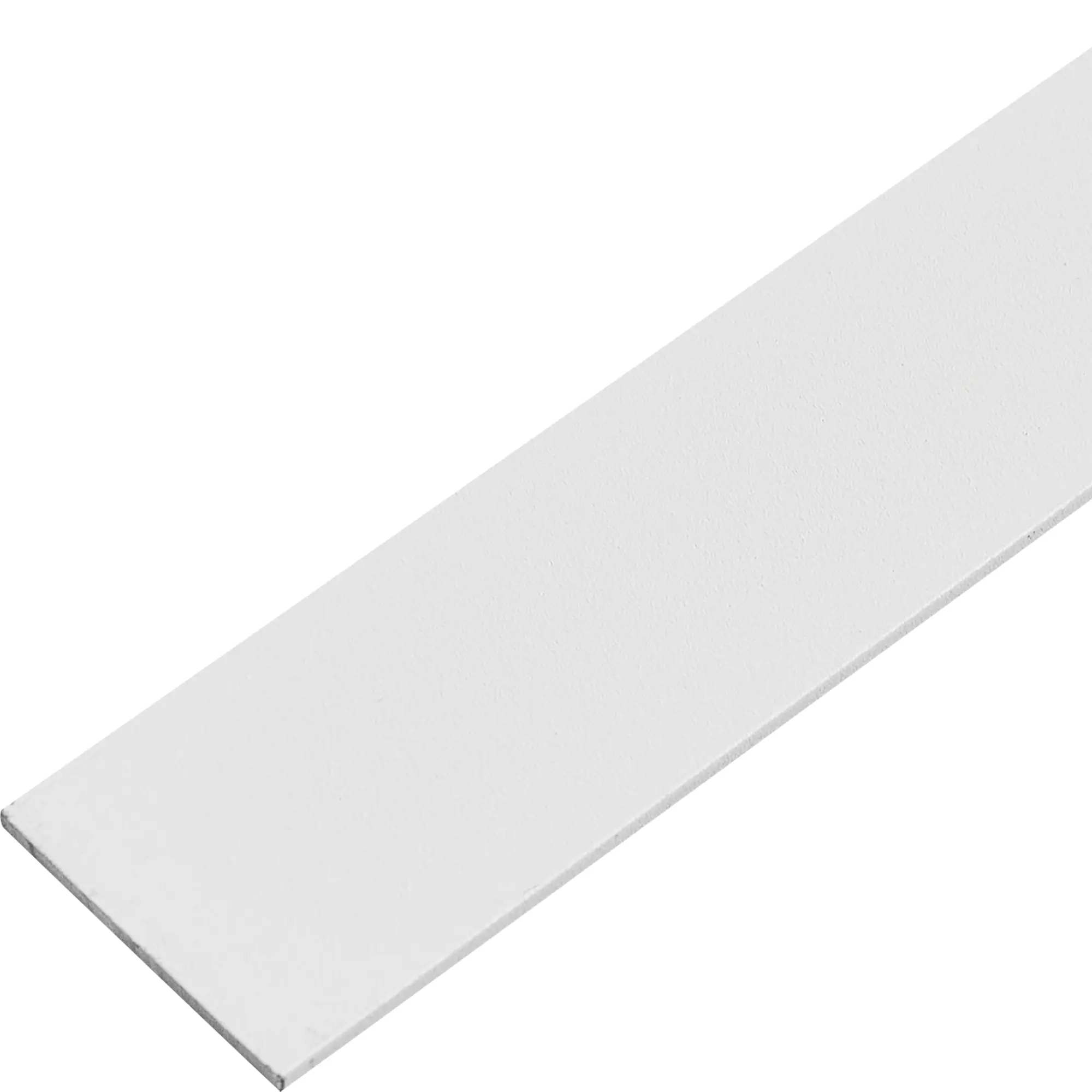 Изображение товара Алюминиевая пластина 30x2x2000 мм белая анодированная для строительства и хозяйственных нужд