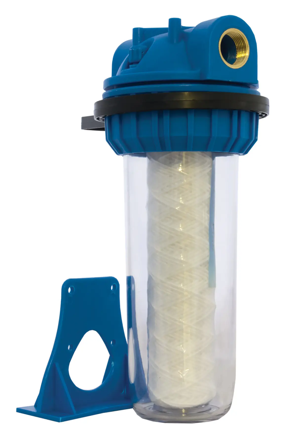 Изображение товара Магистральный водяной фильтр RM FK-1034 1/2 дюйма с колбой и нитяным картриджем