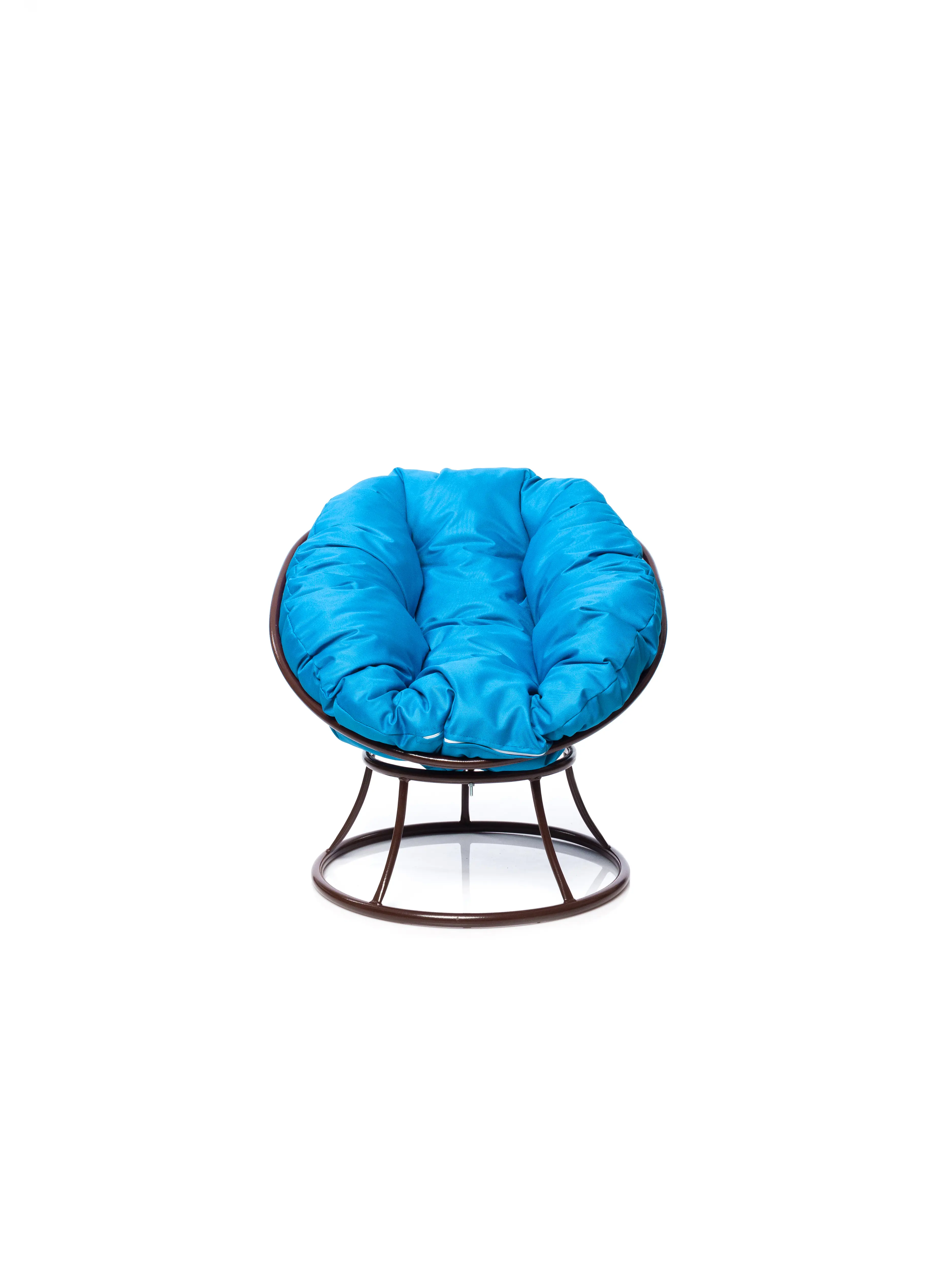 Изображение товара Кресло садовое M-group 12310203 Пончик 61 см x 40 см x 55 см искусственный ротанг коричневый