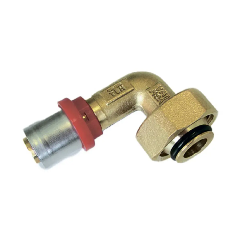 Изображение товара Угол комбинированный 90° Tiemme 3/4x20 мм латунь ВР-ВПр Италия