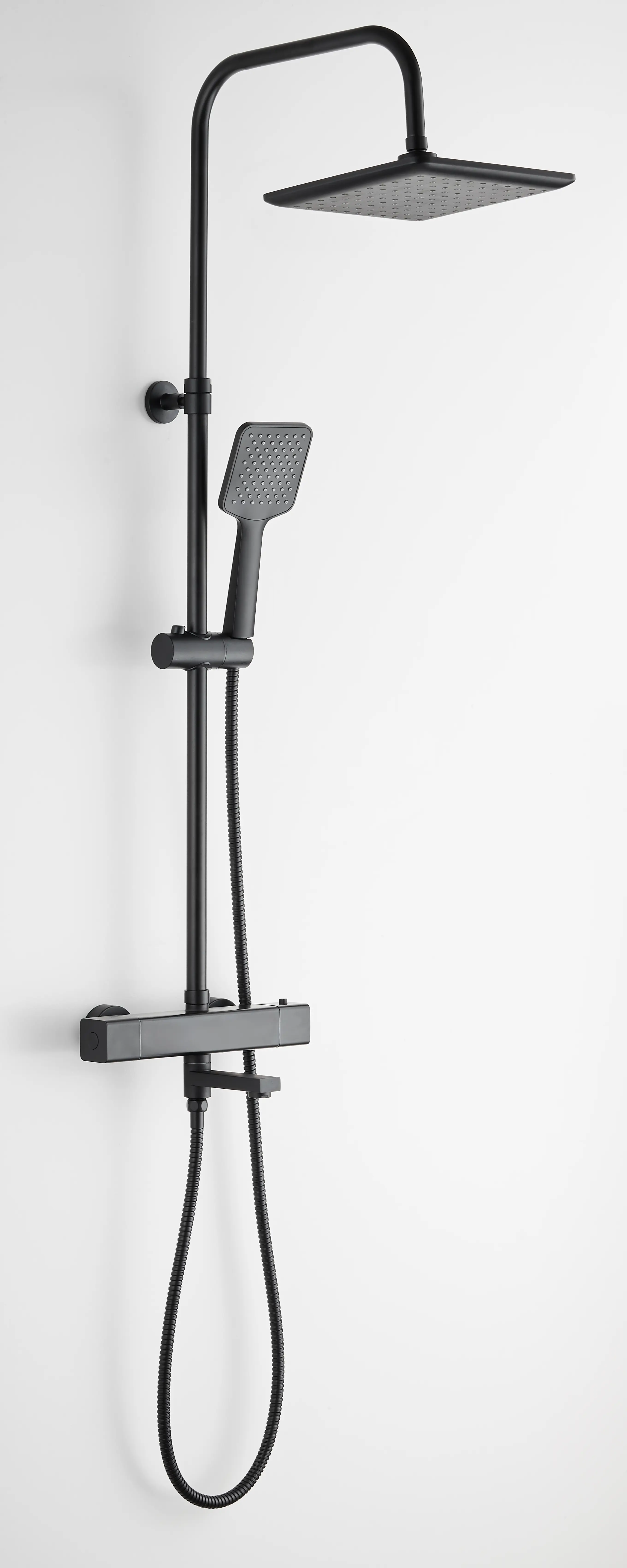 Изображение товара Душевая система Esko Teramo STR15 с термостатом 3 режима черный