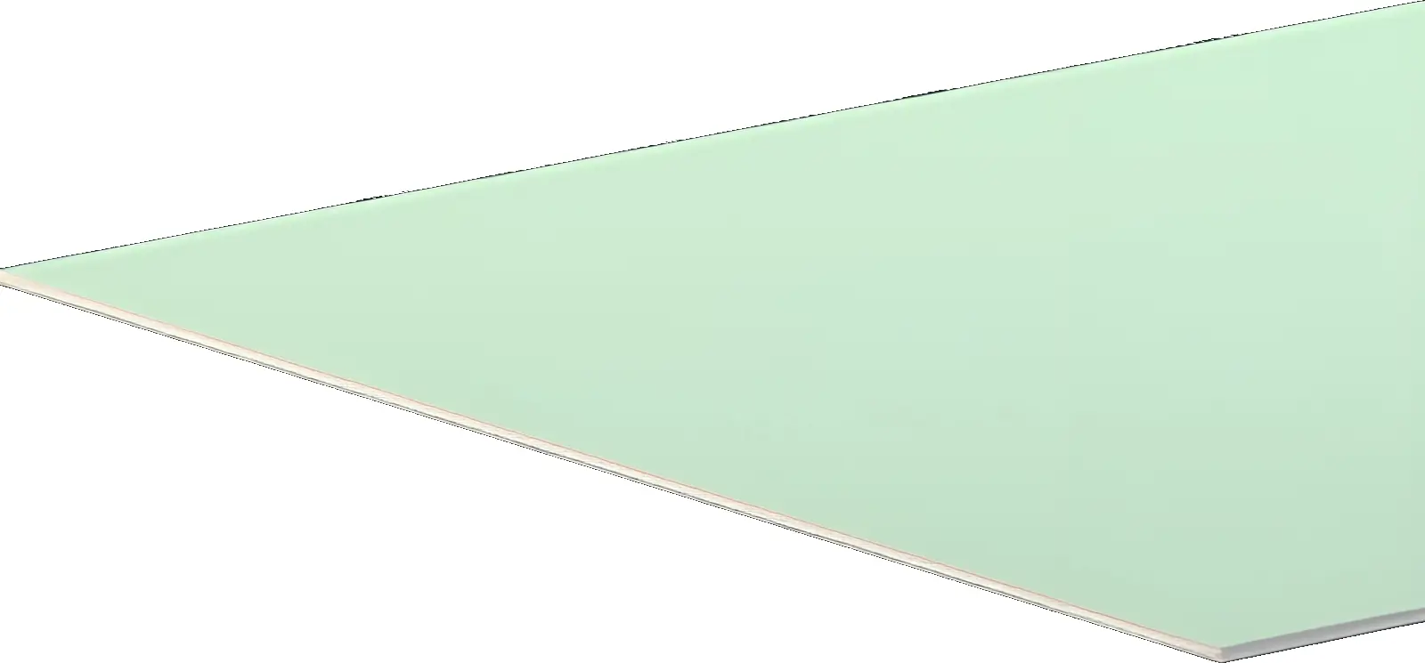 Изображение товара Гипсокартон влагостойкий 12.5 мм ПЛУК/УК 2500x1200 3 м²