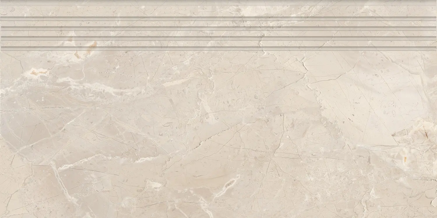 Изображение товара Ступень Grasaro Softmarble G-691-CR 29.4x60 см бежевый мраморный эффект
