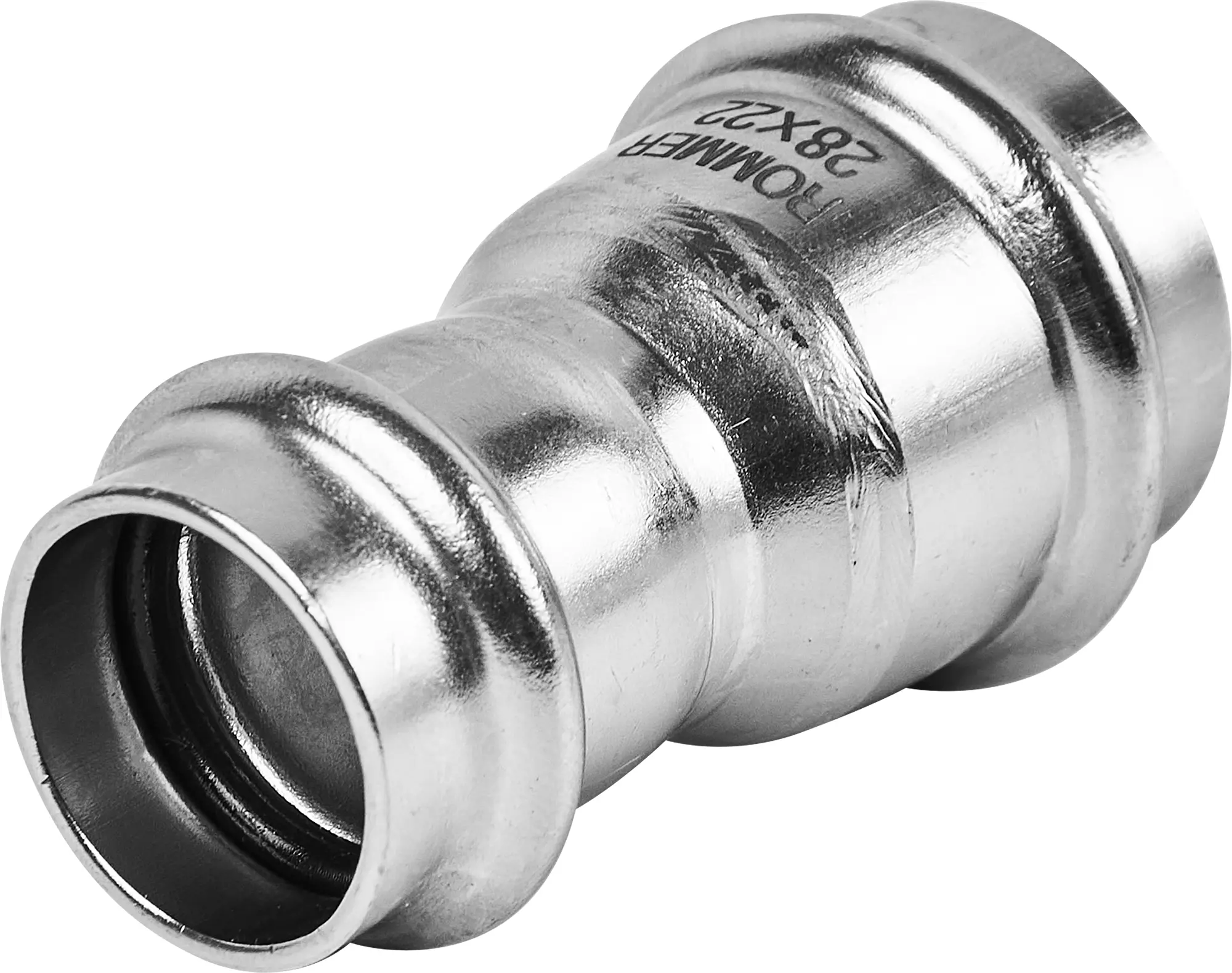 Изображение товара Муфта переходная Rommer 28x22 мм ВПр нержавеющая сталь