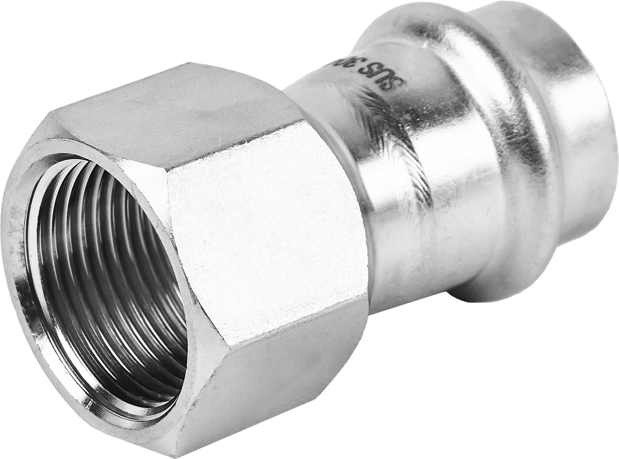 Изображение товара Муфта переходная Rommer 3/4"x22 мм ВПр-ВР нержавеющая сталь