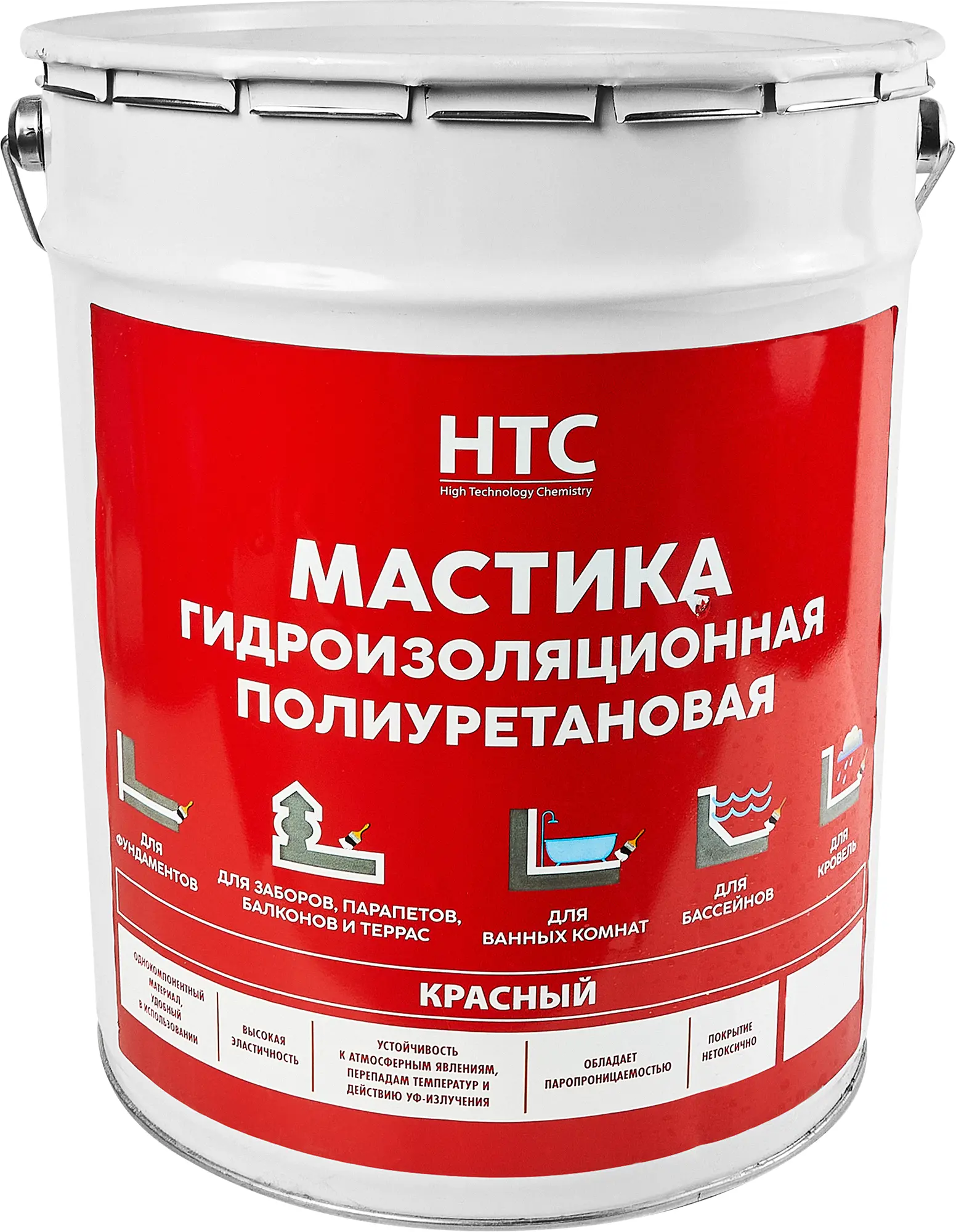 Изображение товара Мастика полиуретановая HTC 25000 г для защиты покрытий
