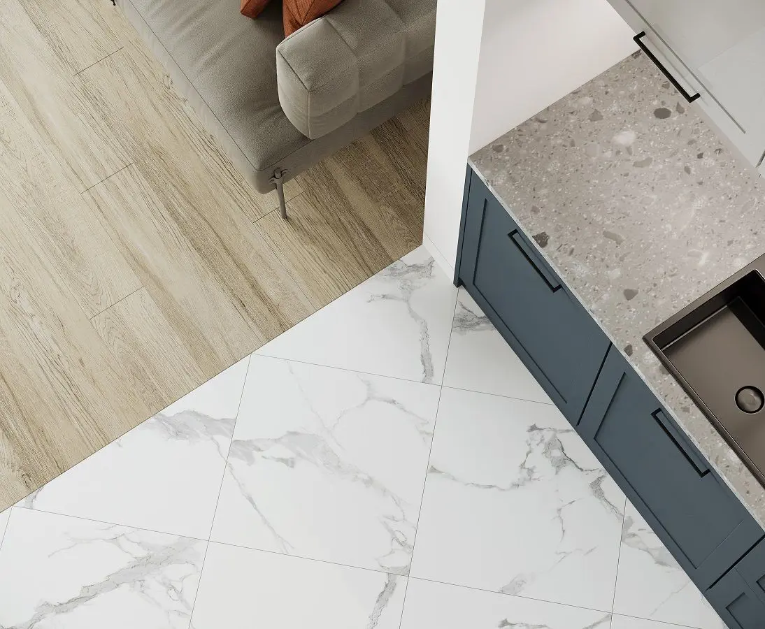 Изображение товара Керамогранит Laparet Statuario Crown белый 60x60 см