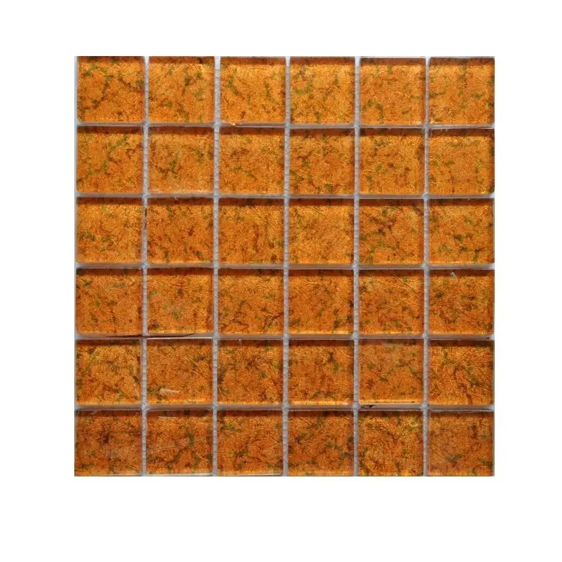 Изображение товара Декоративная мозаика Керамоград U00005491 ST061ekb 30.4x30.4см цвет Оранжевый / медный