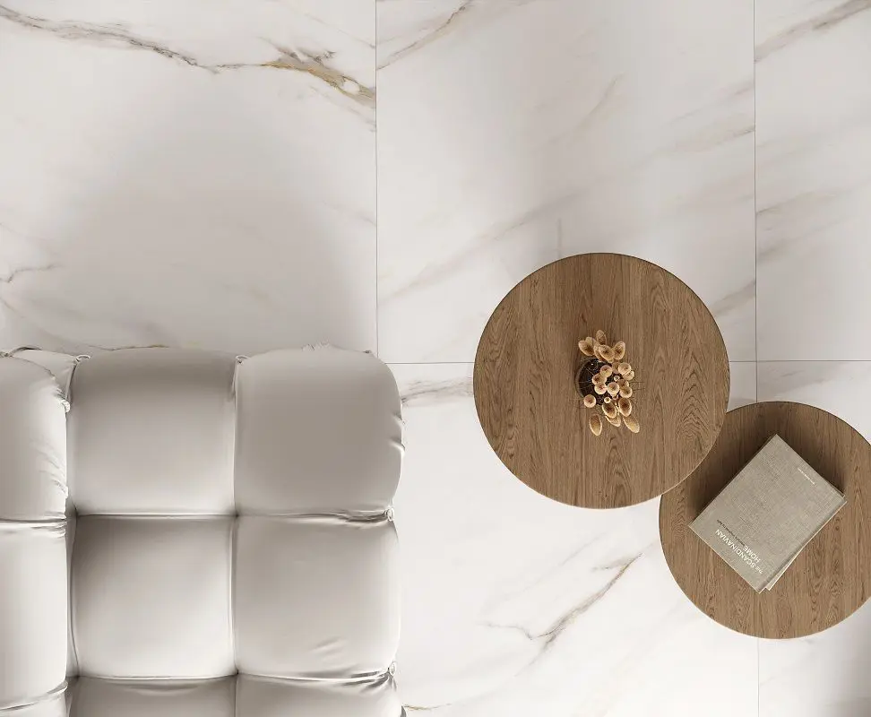 Изображение товара Керамогранит Laparet Escaped 80x80 см белый полированный для пола и стен