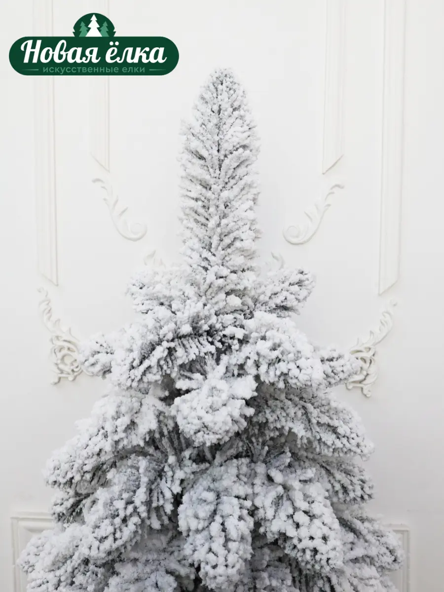 Изображение товара Ель искусственная Новая ёлка 1989125-1 Сибирская Люкс заснеженная 1.25 м