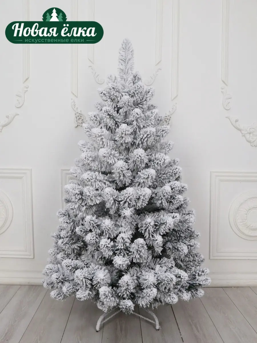 Изображение товара Ель искусственная Новая ёлка 1989170 Кавказская Люкс заснеженная 1.7 м
