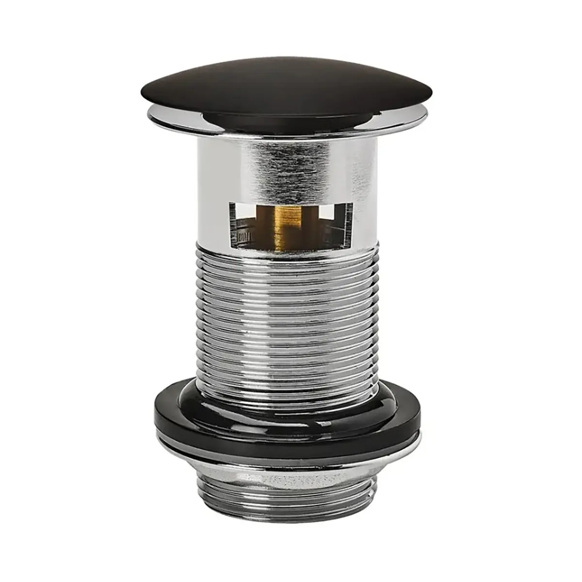 Изображение товара Донный клапан Wirquin 248019 с клик-клак и отверстием для перелива, латунь хром