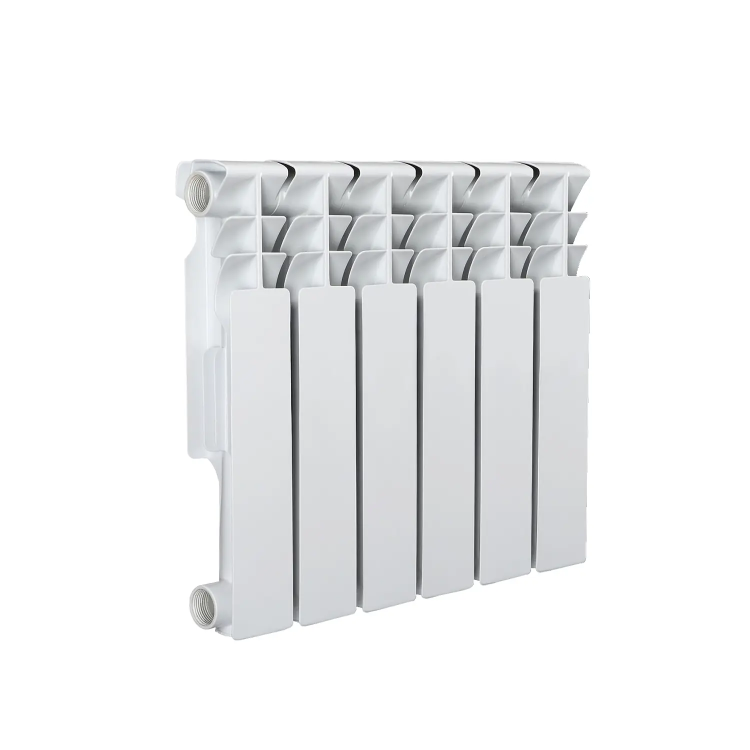 Изображение товара Радиатор Azario Bimetal 350/44.5 биметалл 6 секций боковое подключение цвет белый